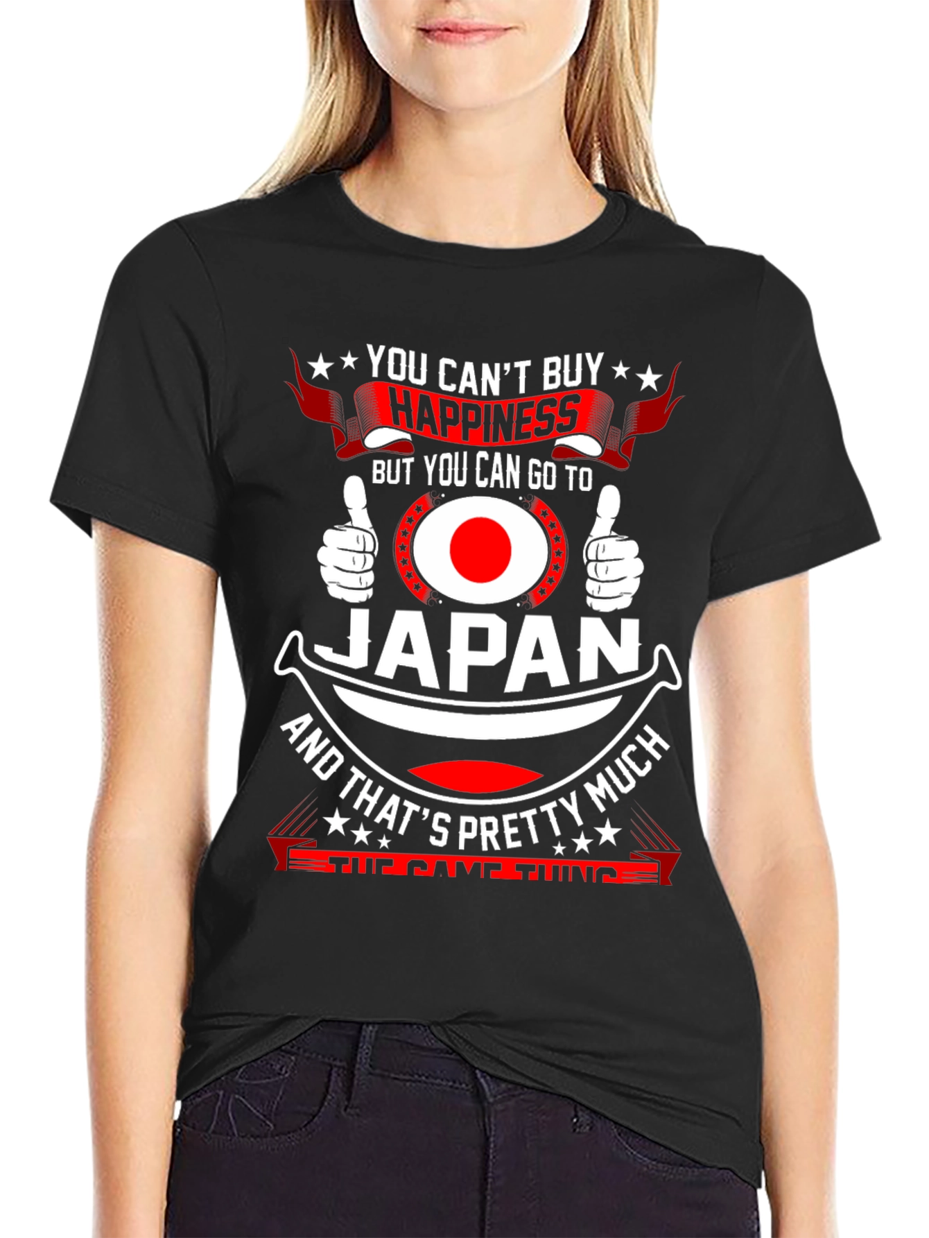 Japan Happiness Graphic T-Shirt
