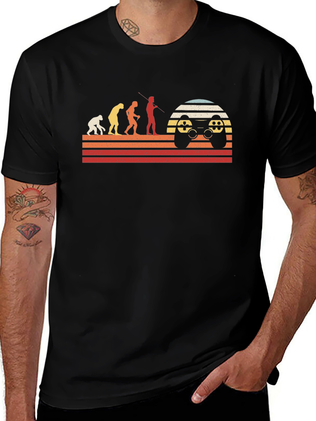 Gamer Evolution Retro T-Shirt