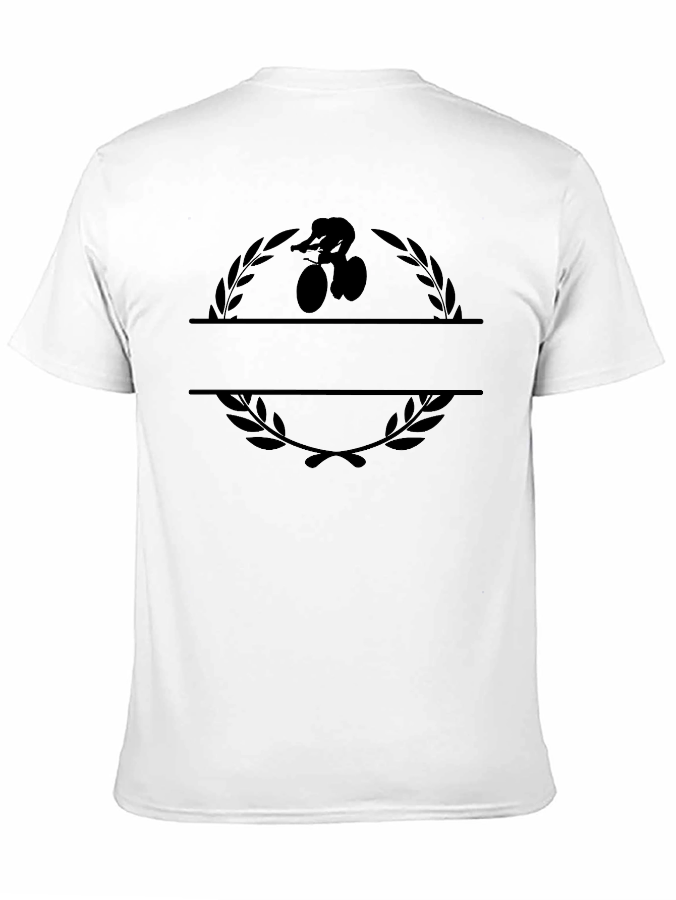 Cyclist Laurel Graphic Tee - Black