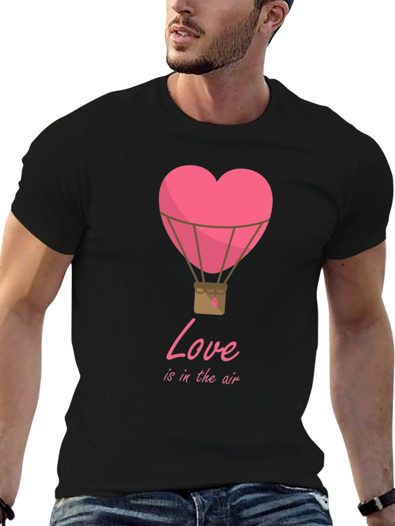 Love is in the Air Heart Balloon T-Shirt