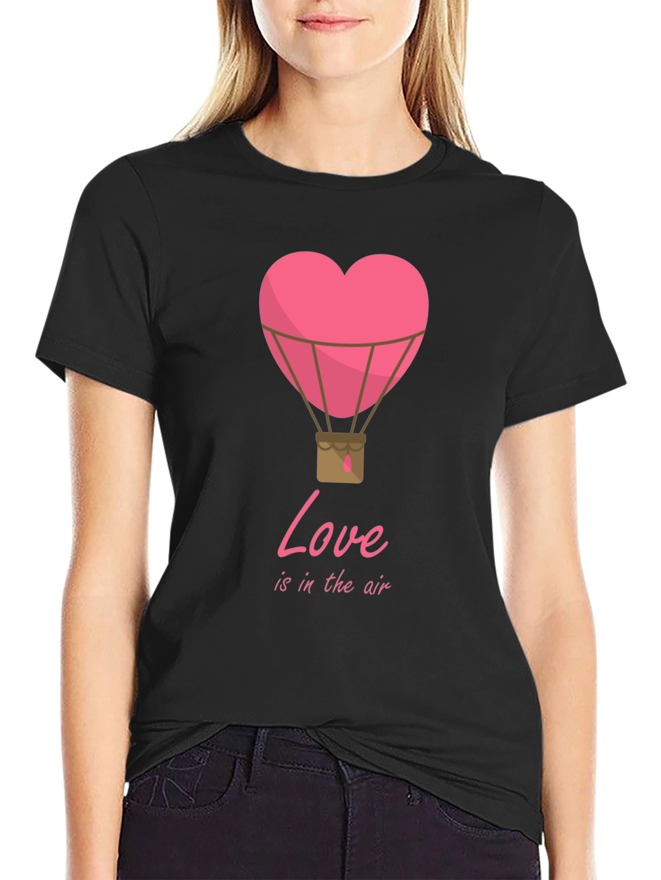 Love is in the Air Heart Balloon T-Shirt