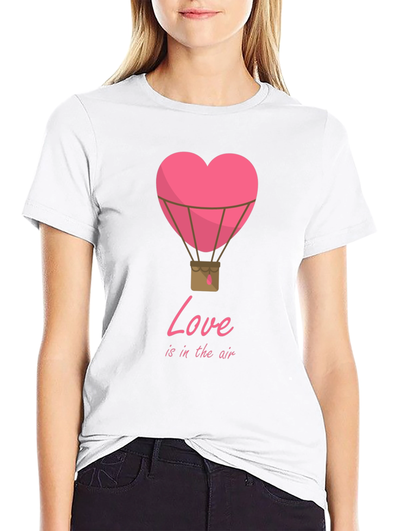 Love is in the Air Heart Balloon T-Shirt