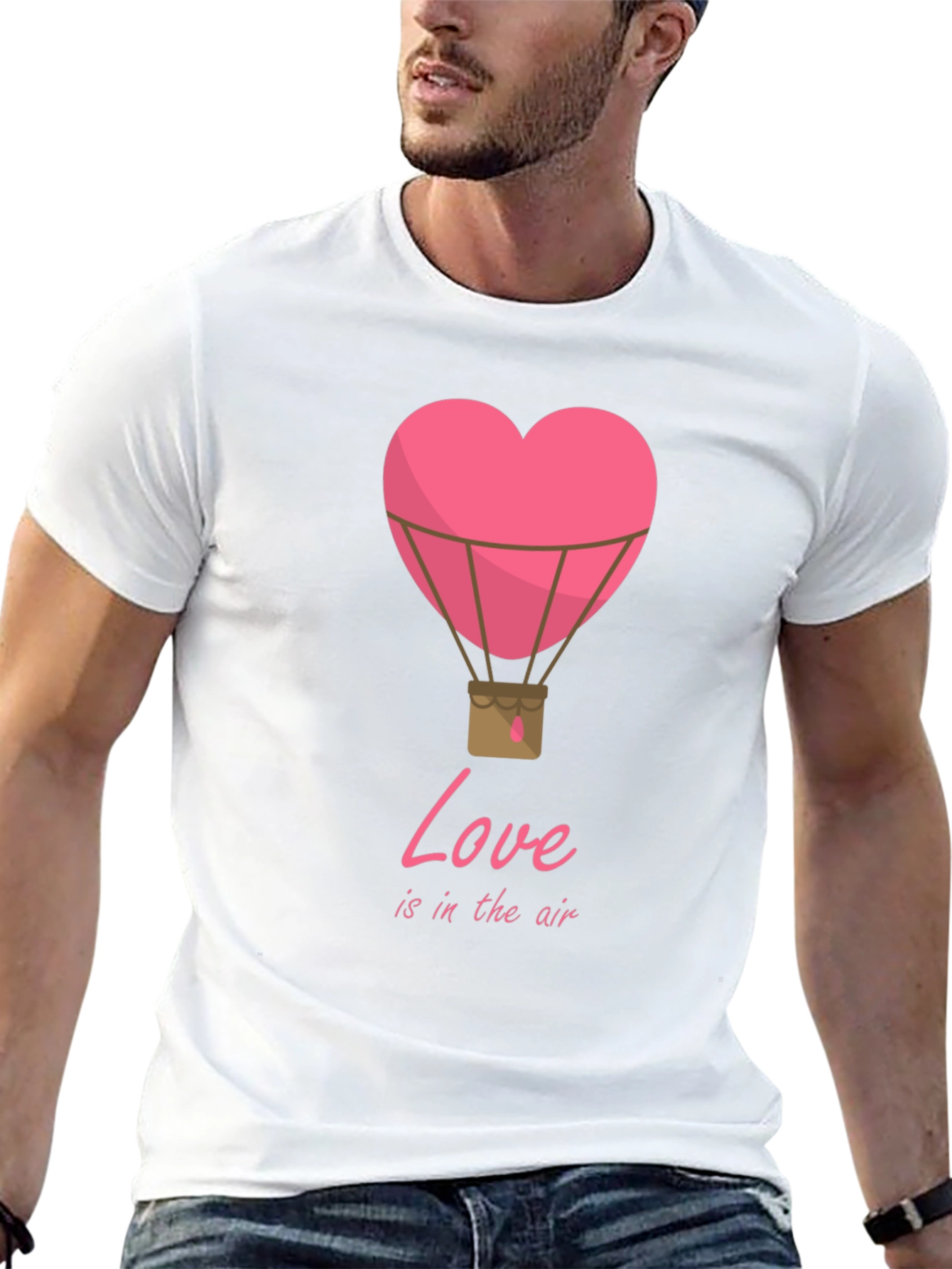 Love is in the Air Heart Balloon T-Shirt