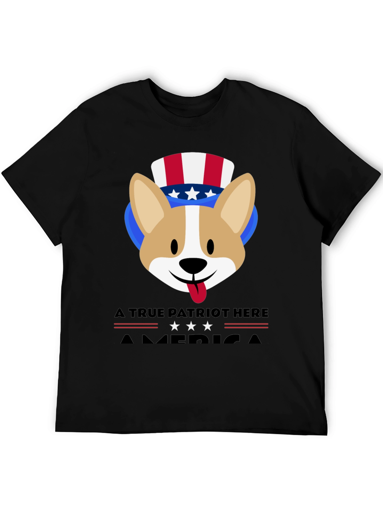Patriotic Corgi USA T-Shirt