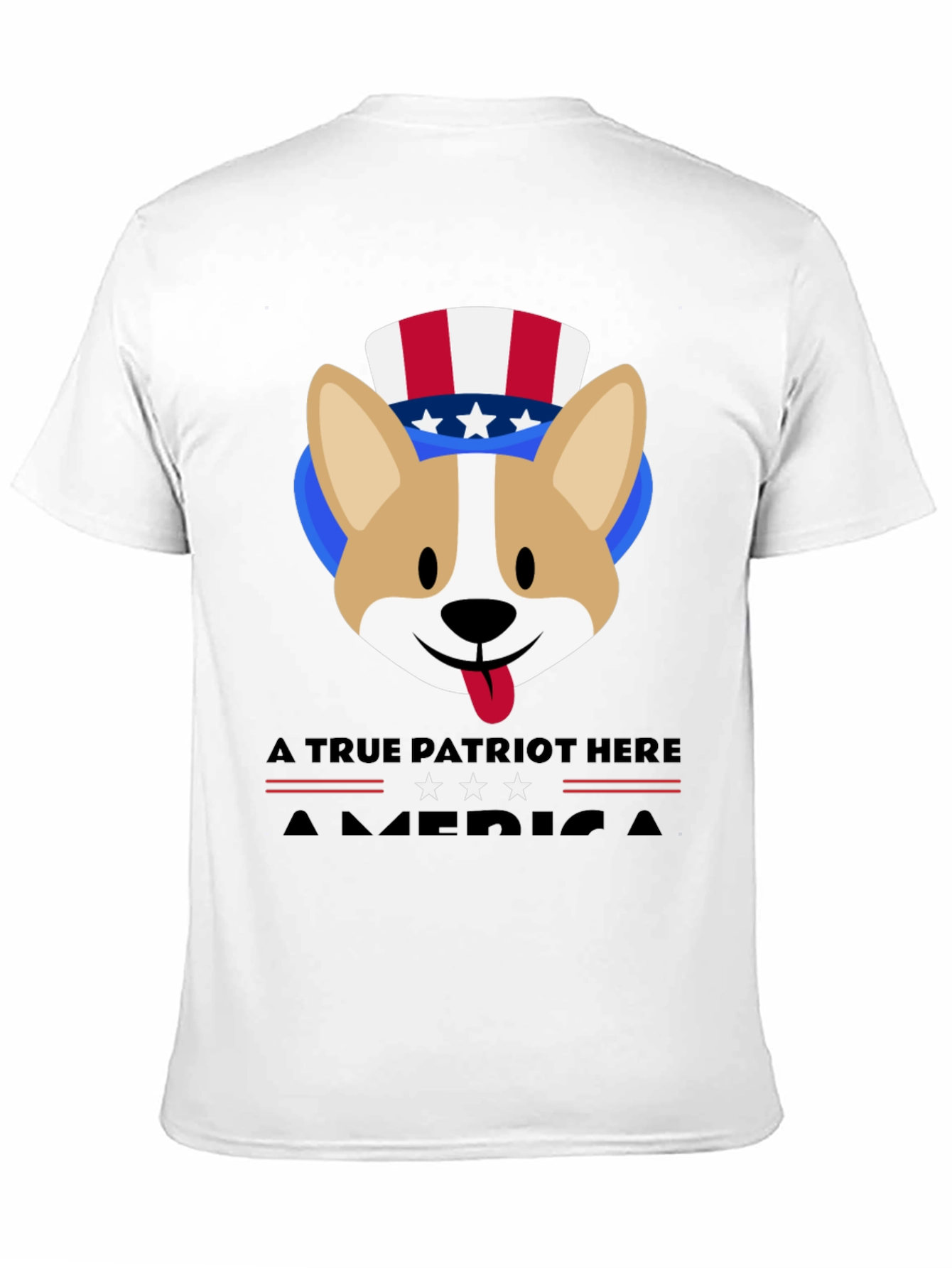 Patriotic Corgi USA T-Shirt