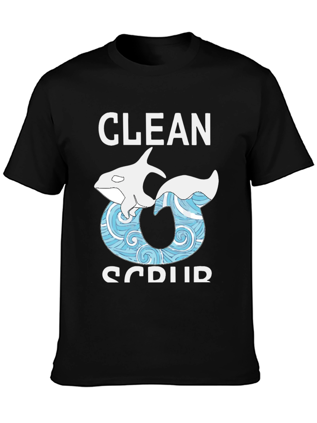 Clean & Scrub Orca Graphic Tee