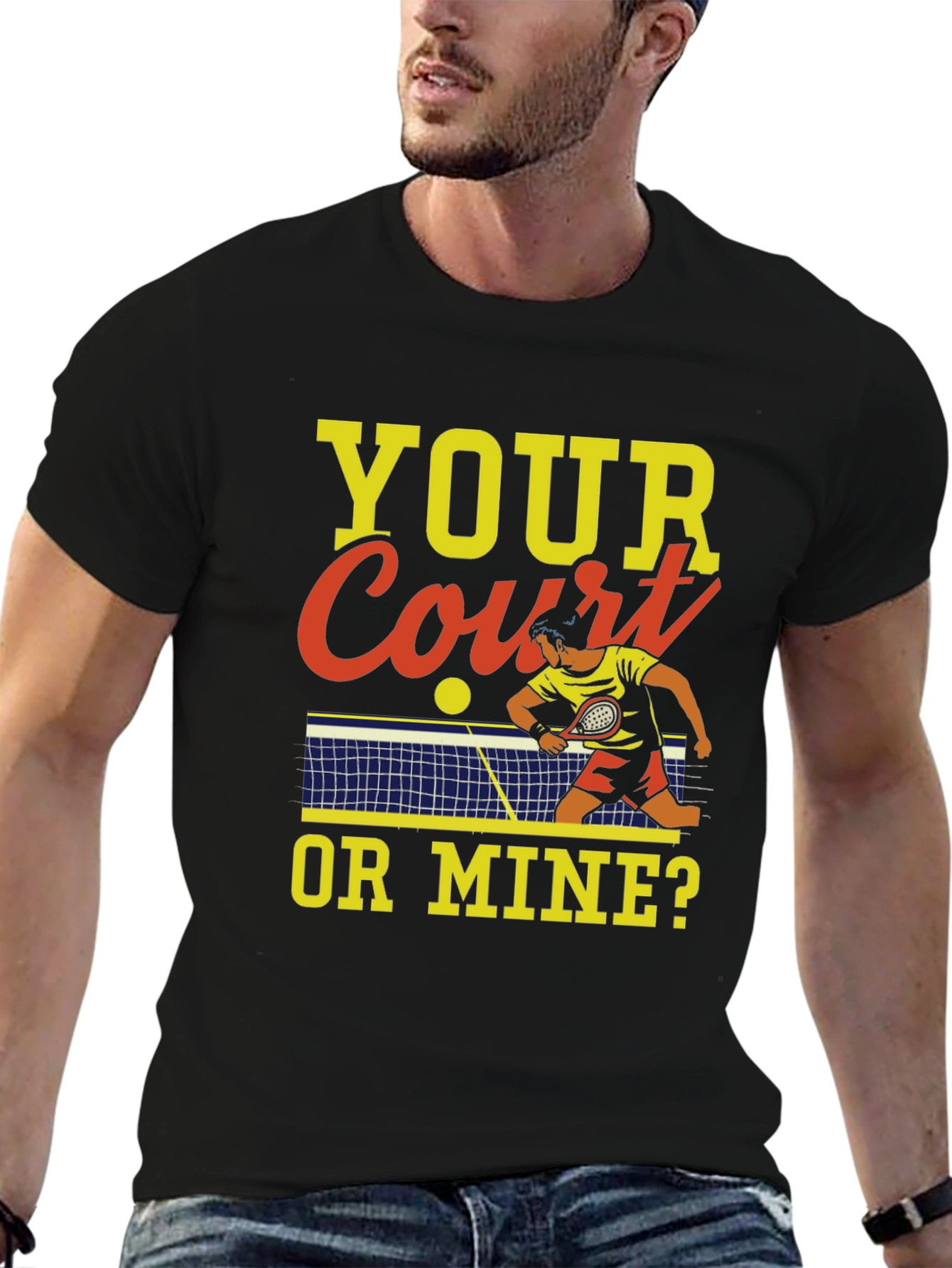 Your Court Or Mine? Tennis Graphic T-Shirt