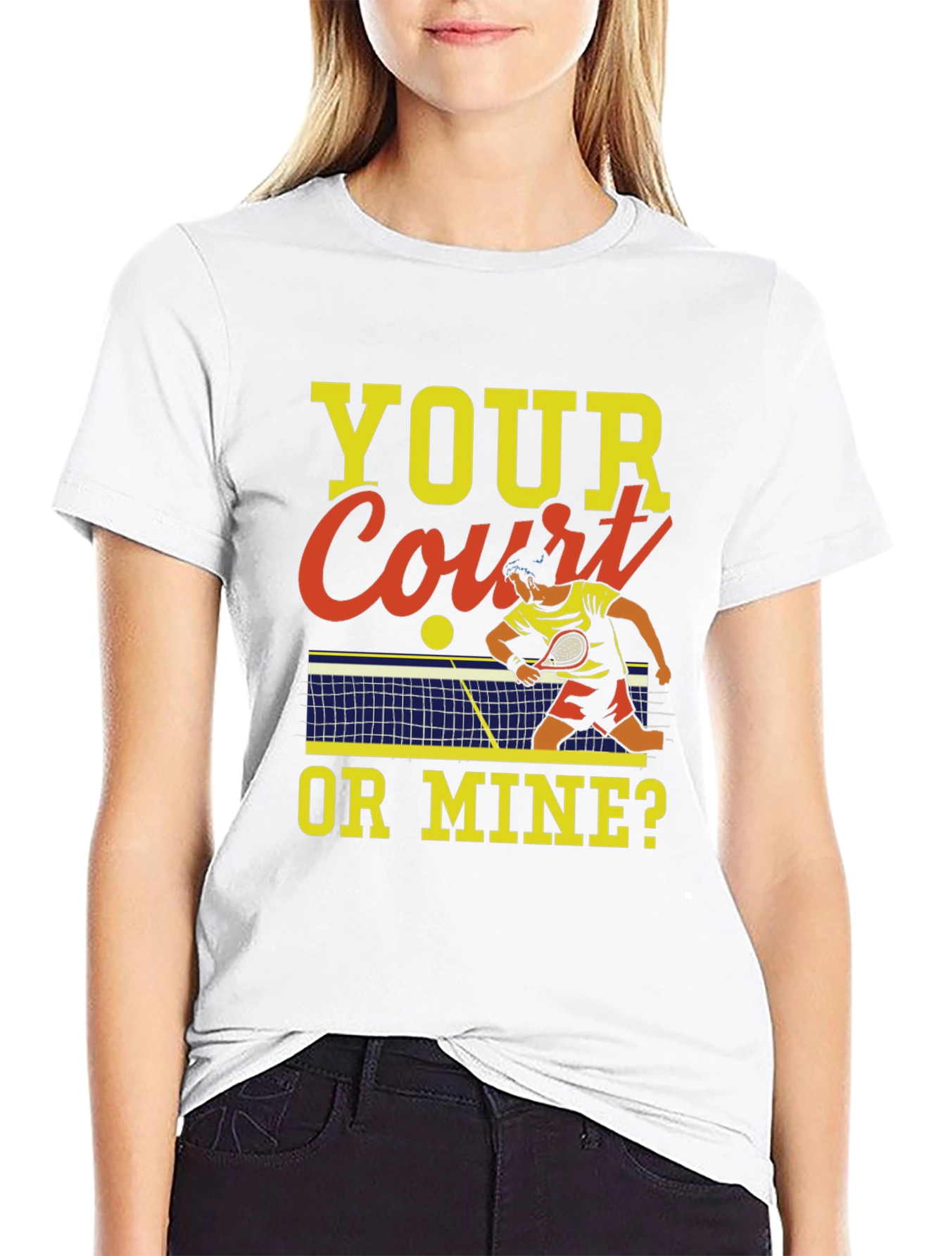 Your Court Or Mine? Tennis Graphic T-Shirt
