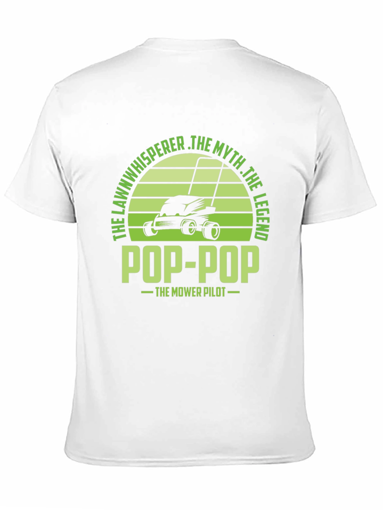 Pop-Pop the Mower Pilot T-Shirt - Lawn Whisperer Legend