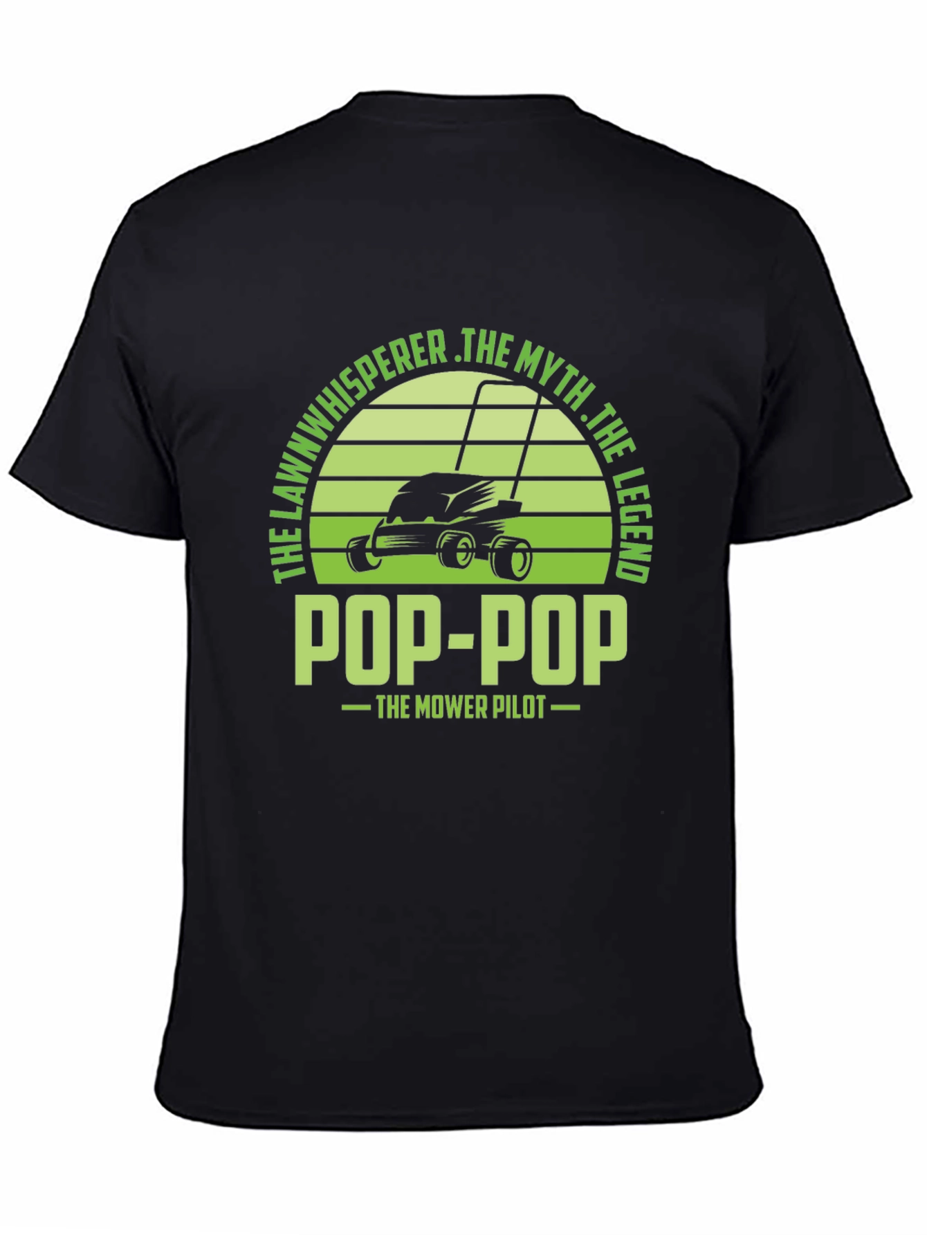 Pop-Pop the Mower Pilot T-Shirt - Lawn Whisperer Legend