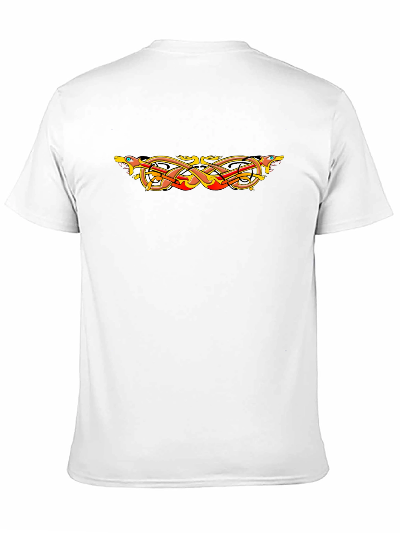 Celtic Dragon Knot Graphic Tee - Black
