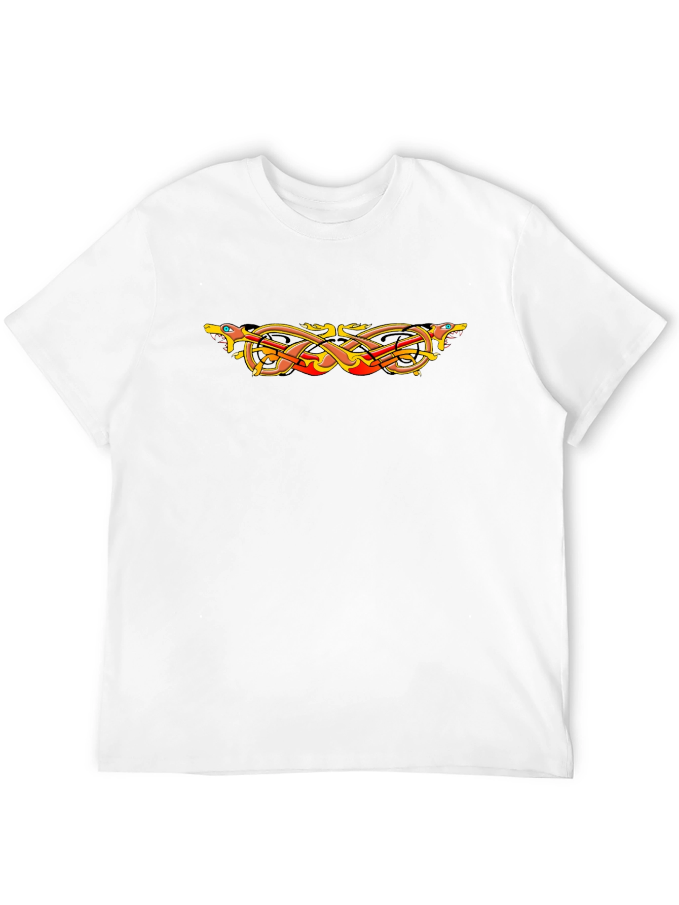 Celtic Dragon Knot Graphic Tee - Black