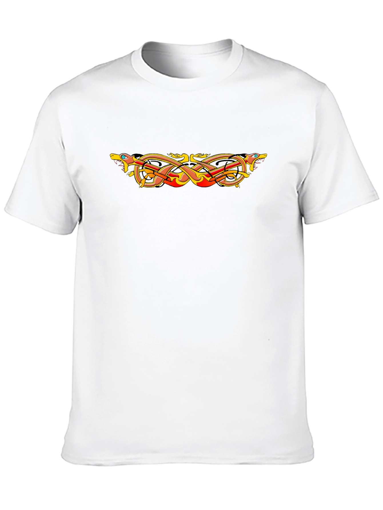 Celtic Dragon Knot Graphic Tee - Black