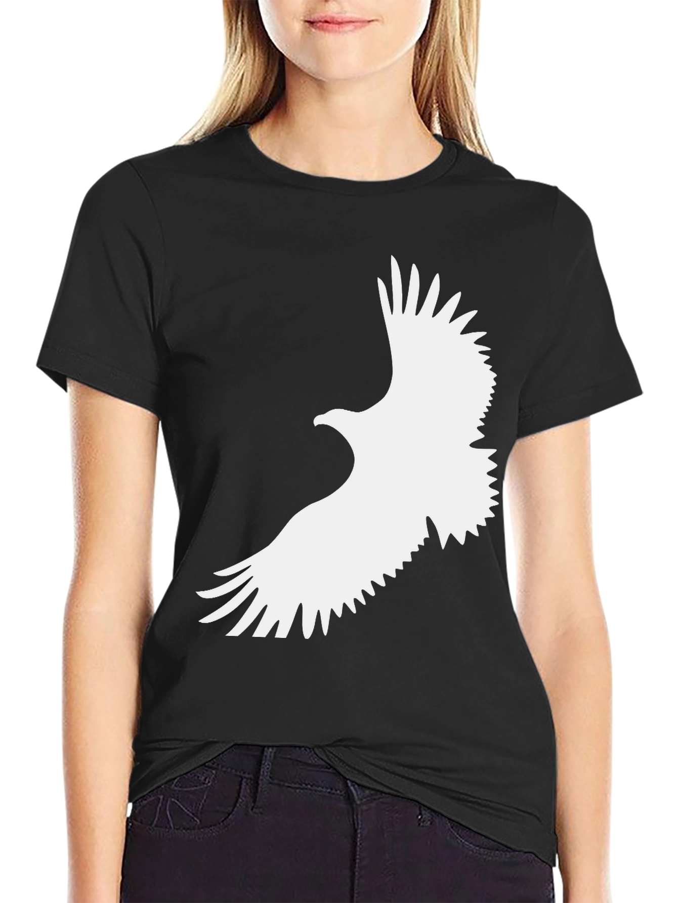 Eagle Graphic Tee - Mens Black T-Shirt