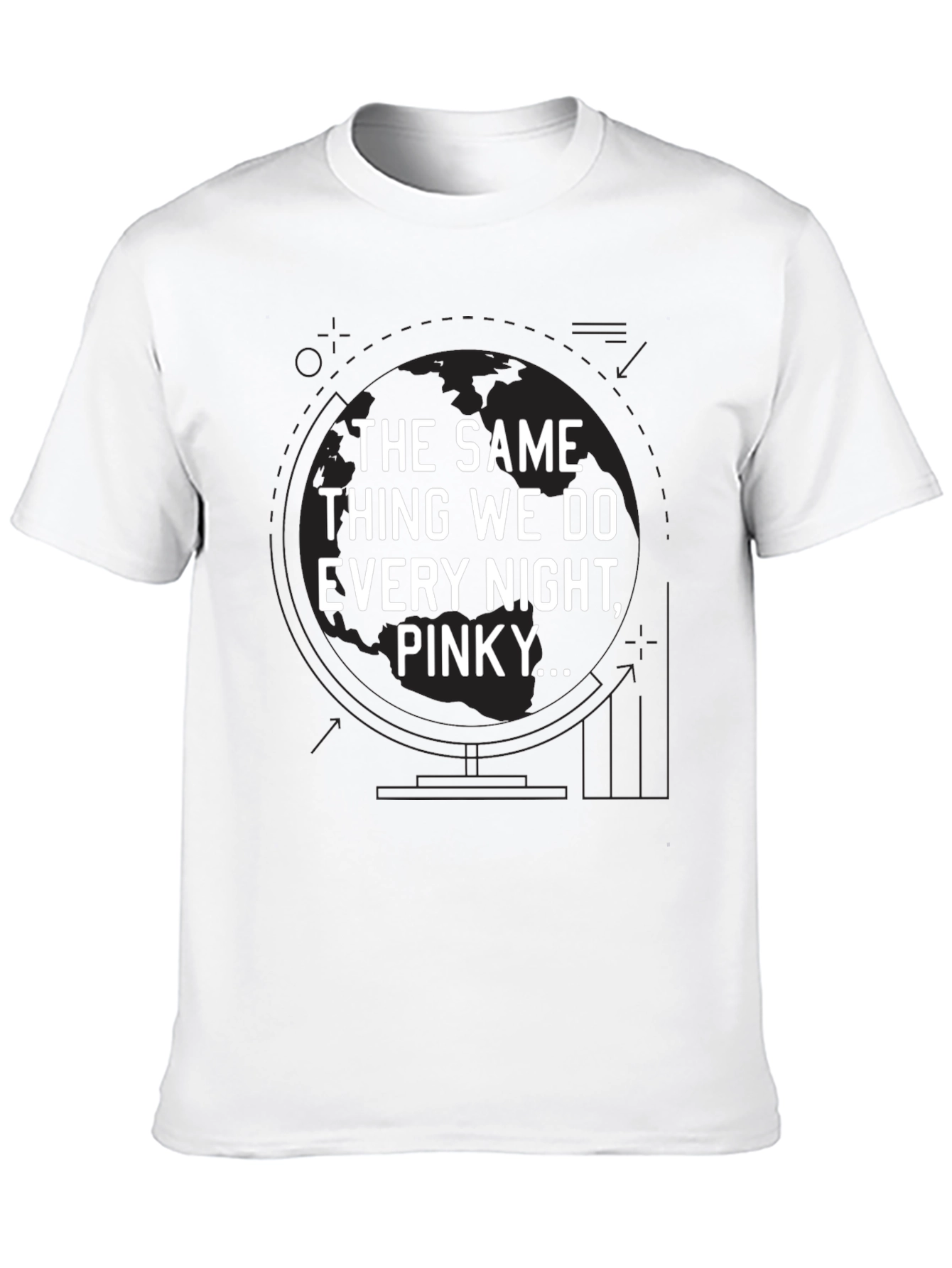 The Same Thing We Do Every Night Pinky T-Shirt