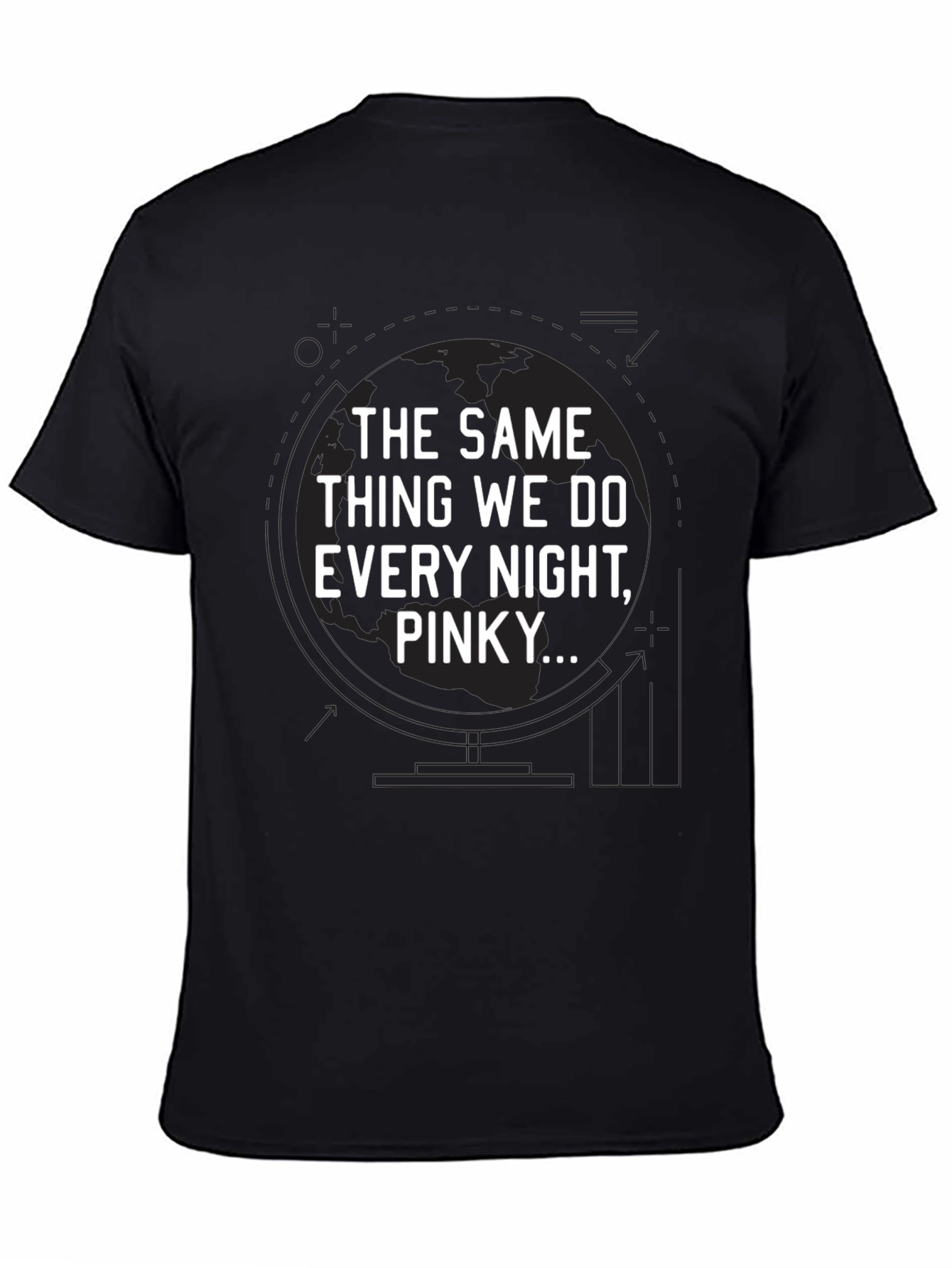 The Same Thing We Do Every Night Pinky T-Shirt
