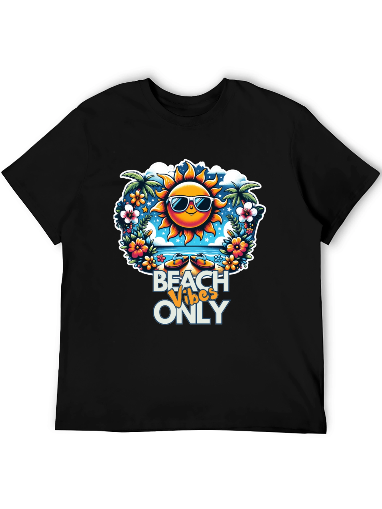 Beach Vibes Only Graphic Tee - Summer Ready