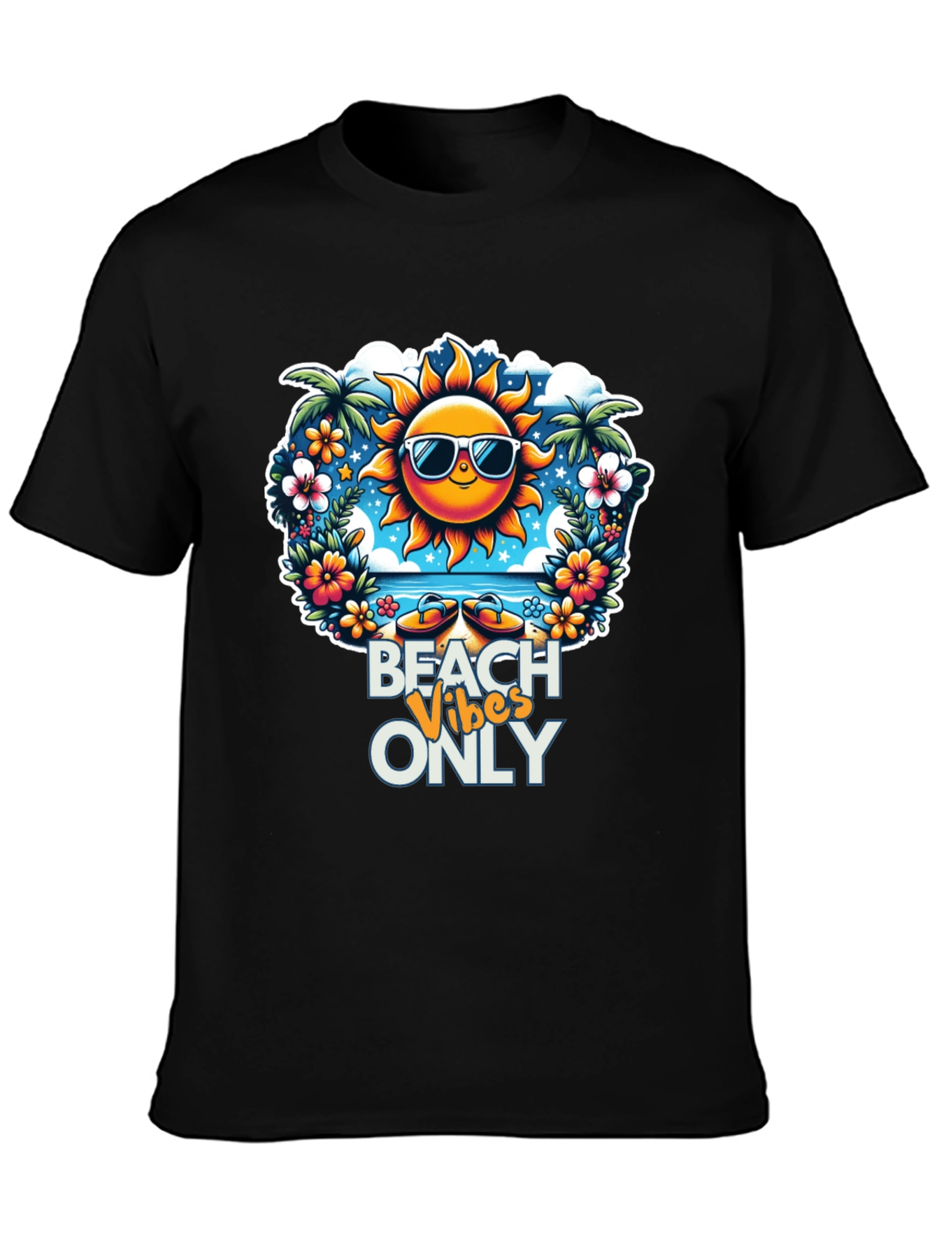 Beach Vibes Only Graphic Tee - Summer Ready