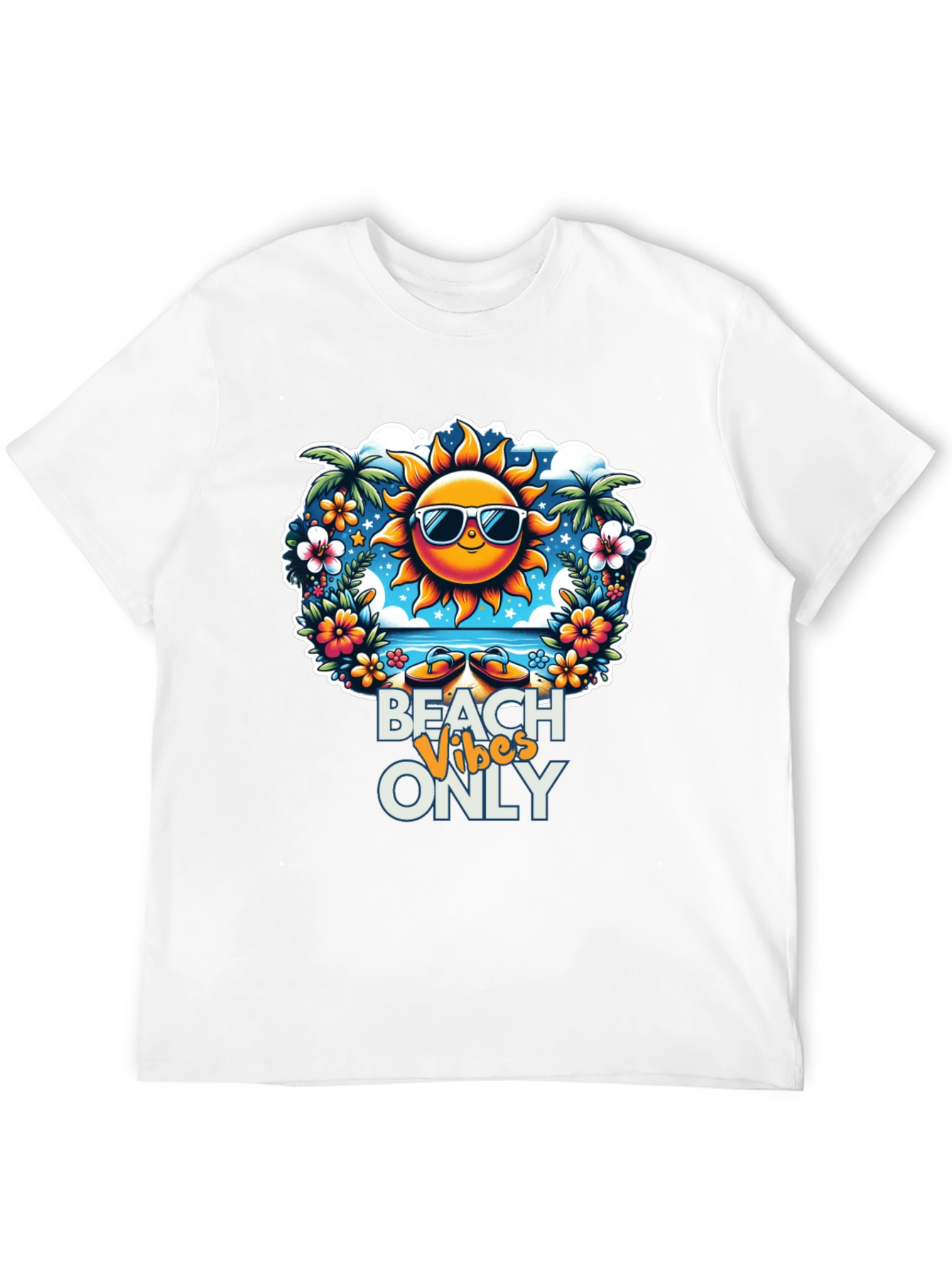Beach Vibes Only Graphic Tee - Summer Ready