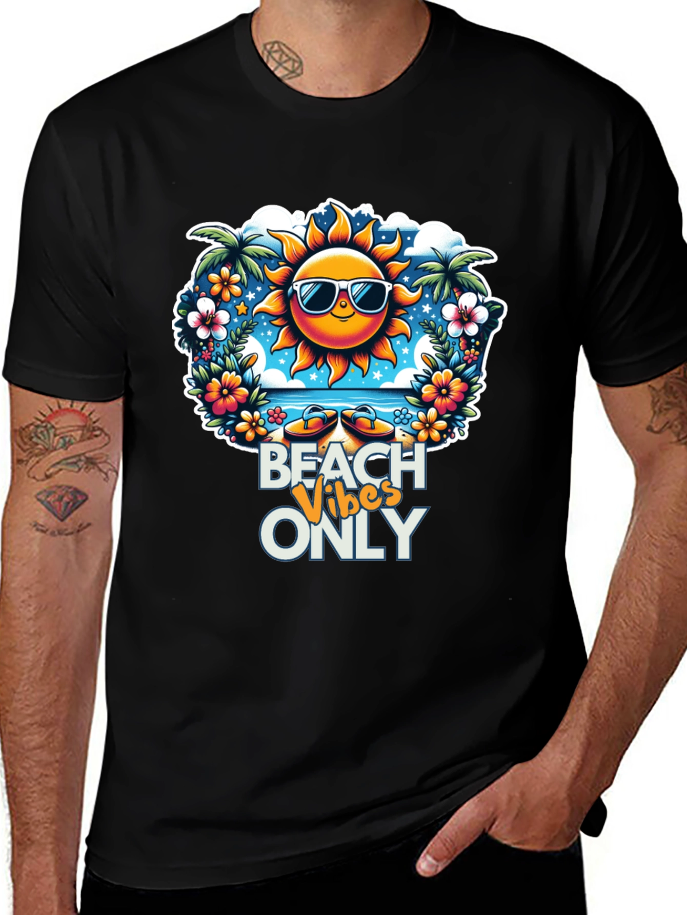 Beach Vibes Only Graphic Tee - Summer Ready