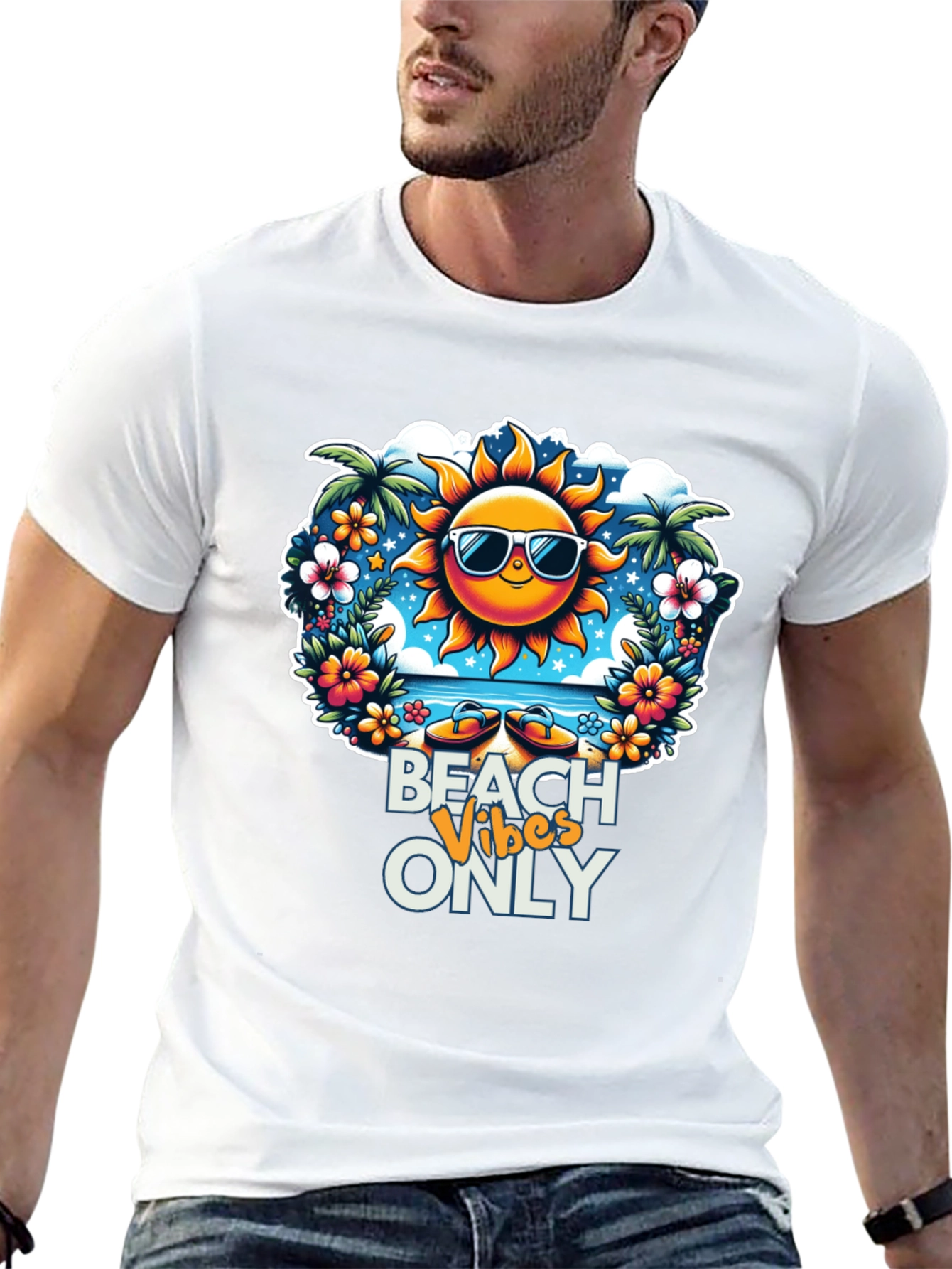 Beach Vibes Only Graphic Tee - Summer Ready