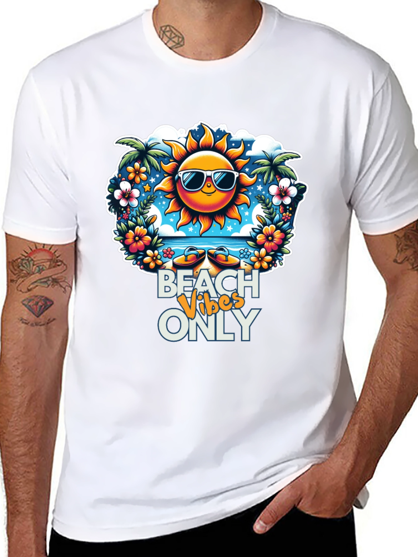 Beach Vibes Only Graphic Tee - Summer Ready