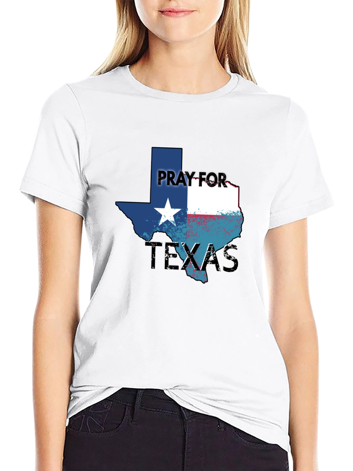 Pray For Texas Graphic T-Shirt