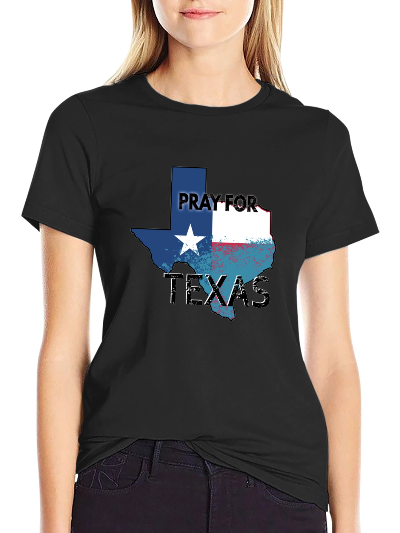 Pray For Texas Graphic T-Shirt