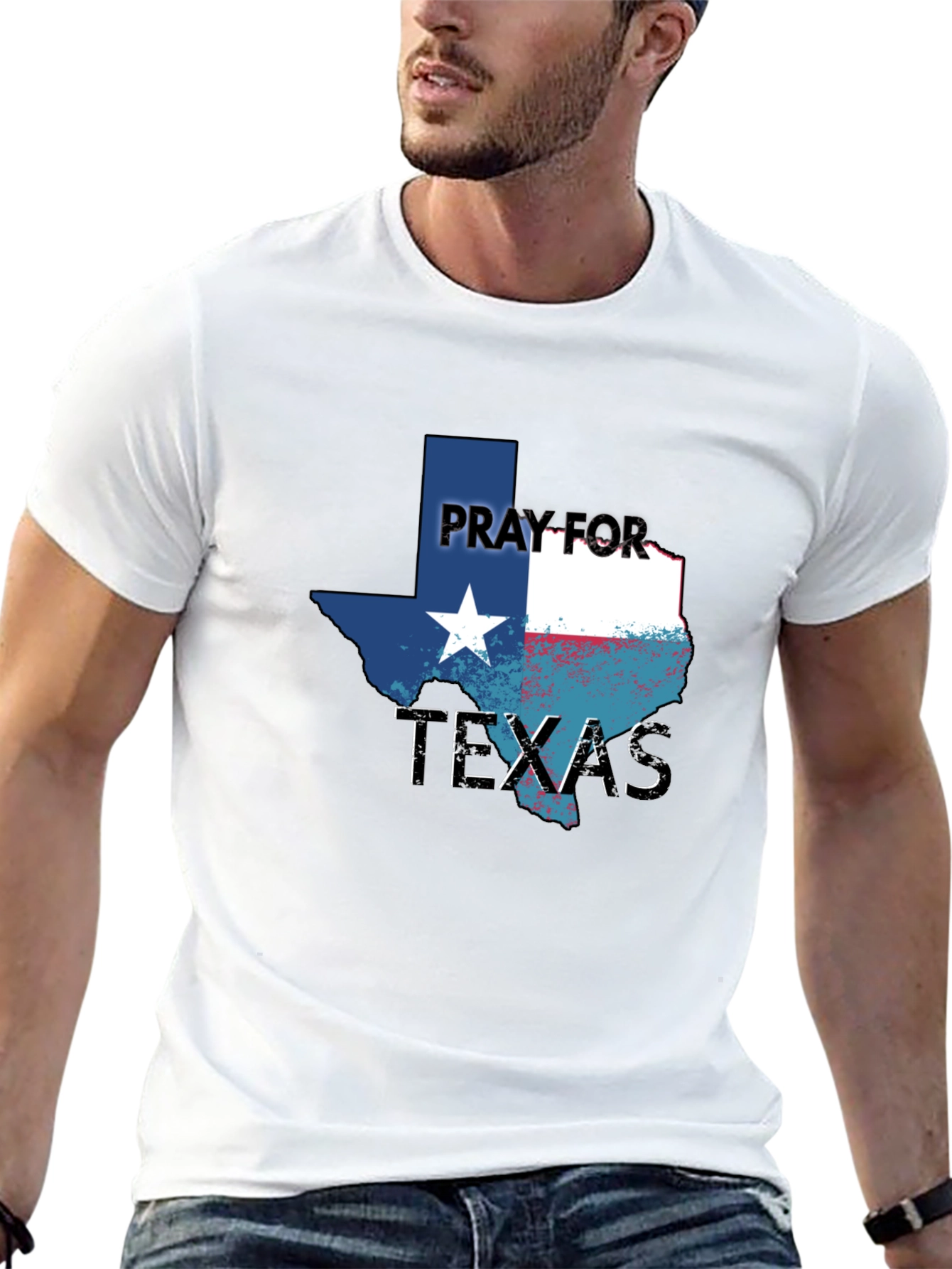 Pray For Texas Graphic T-Shirt