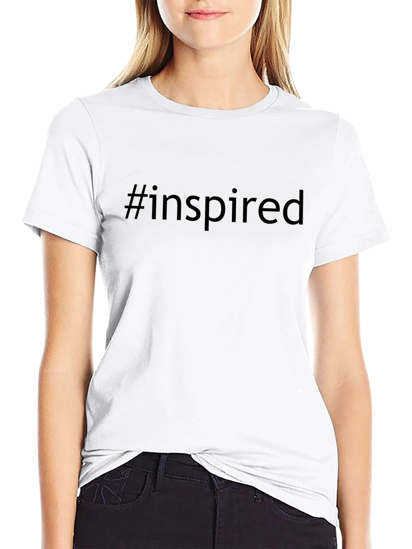 #Inspired Black T-Shirt
