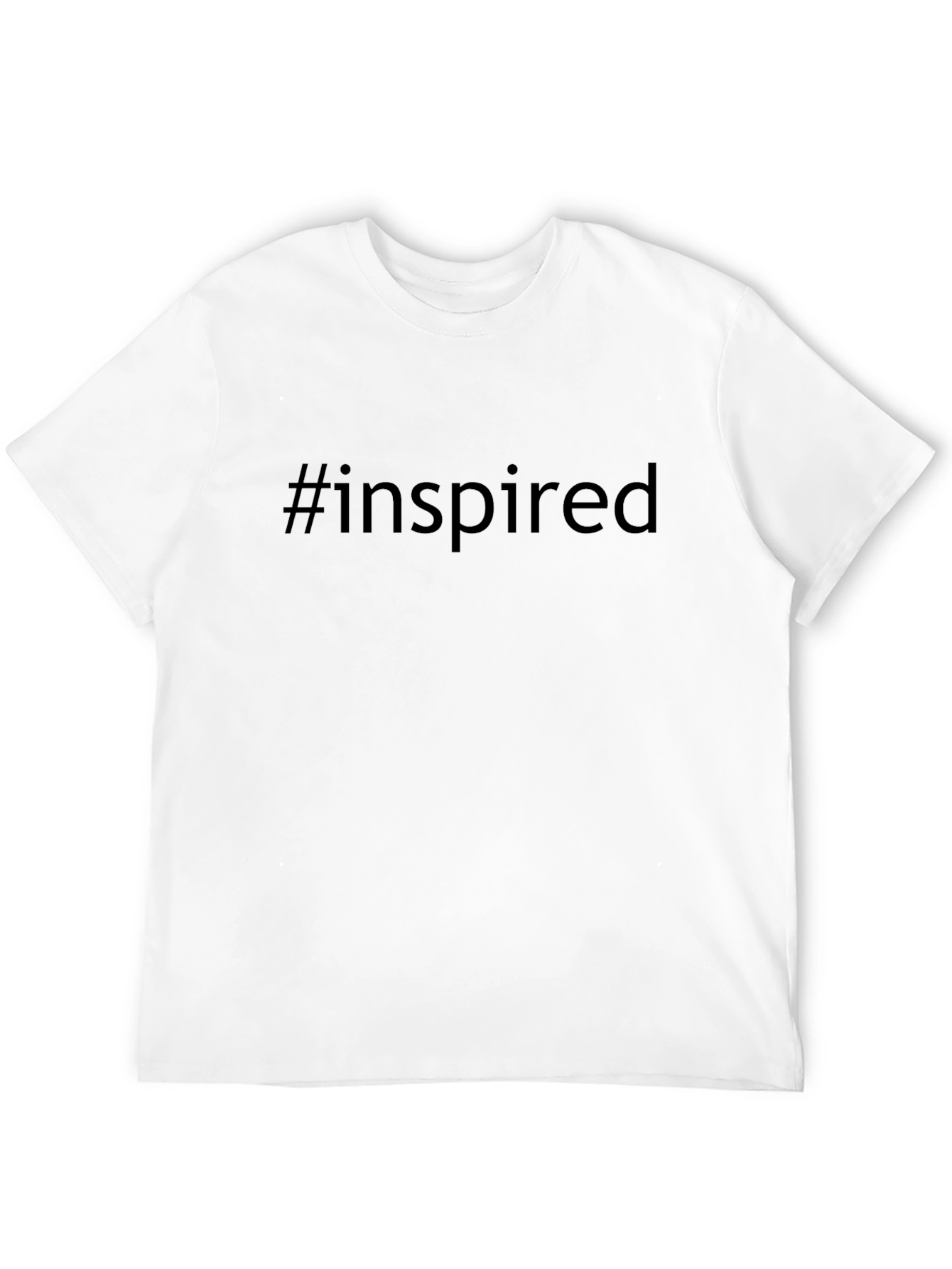 #Inspired Black T-Shirt