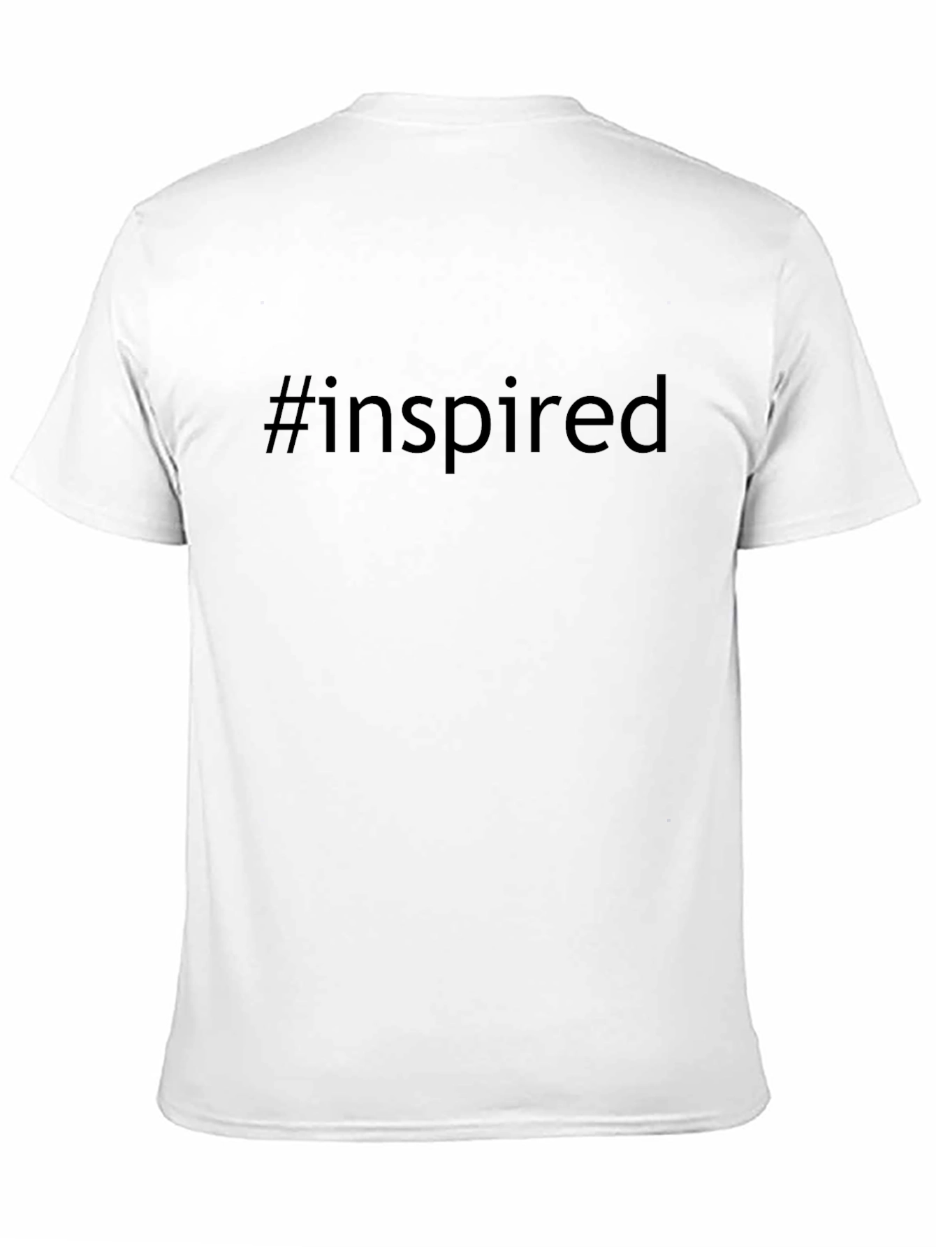 #Inspired Black T-Shirt