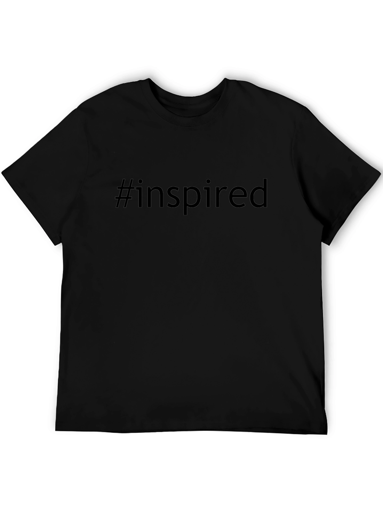 #Inspired Black T-Shirt
