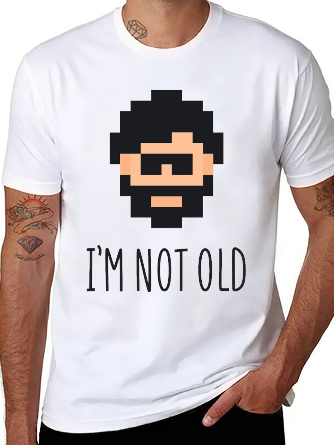 Retro Gamer T-Shirt - Im Not Old Pixel Art