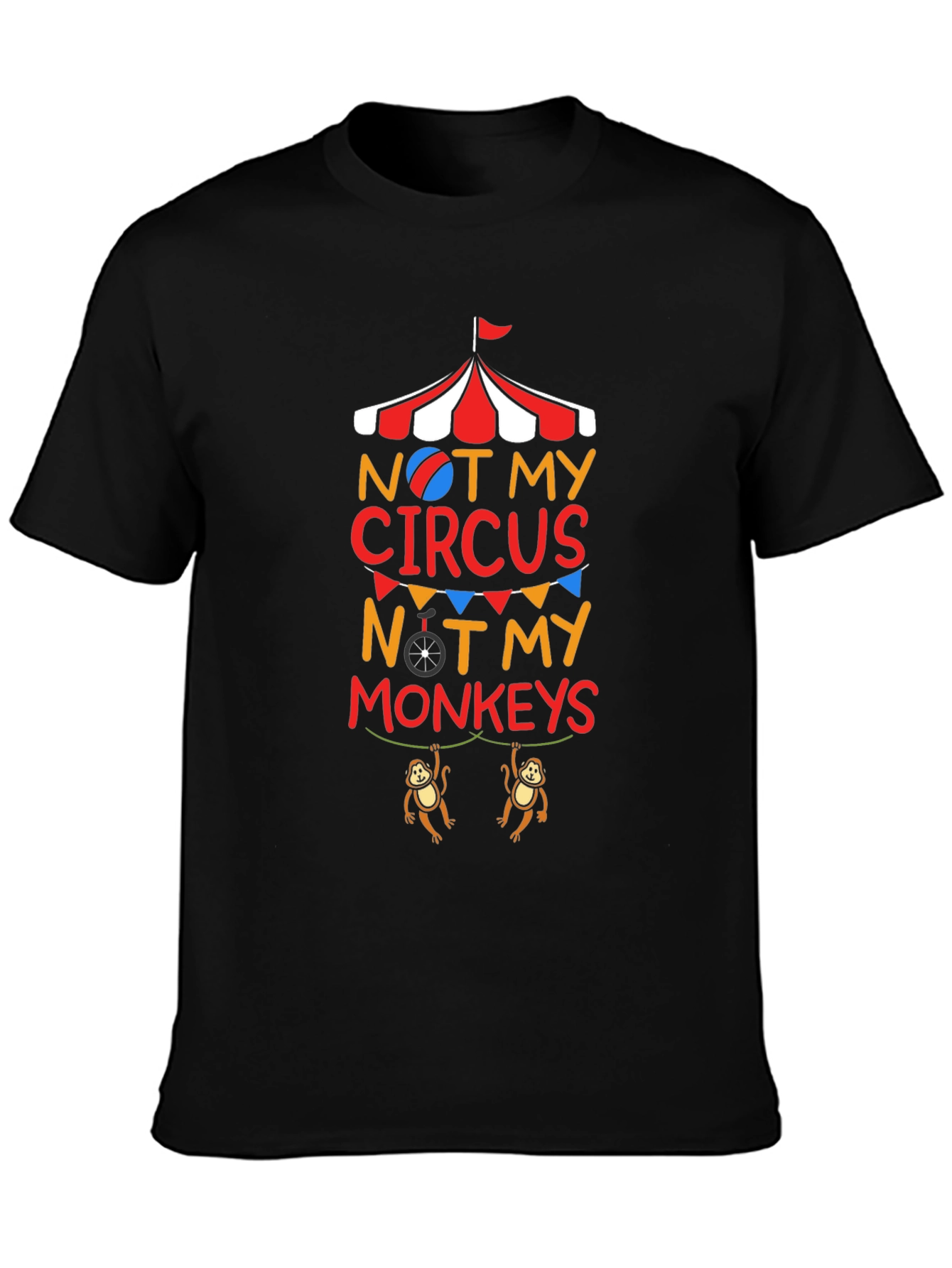 Not My Circus Not My Monkeys Graphic T-Shirt