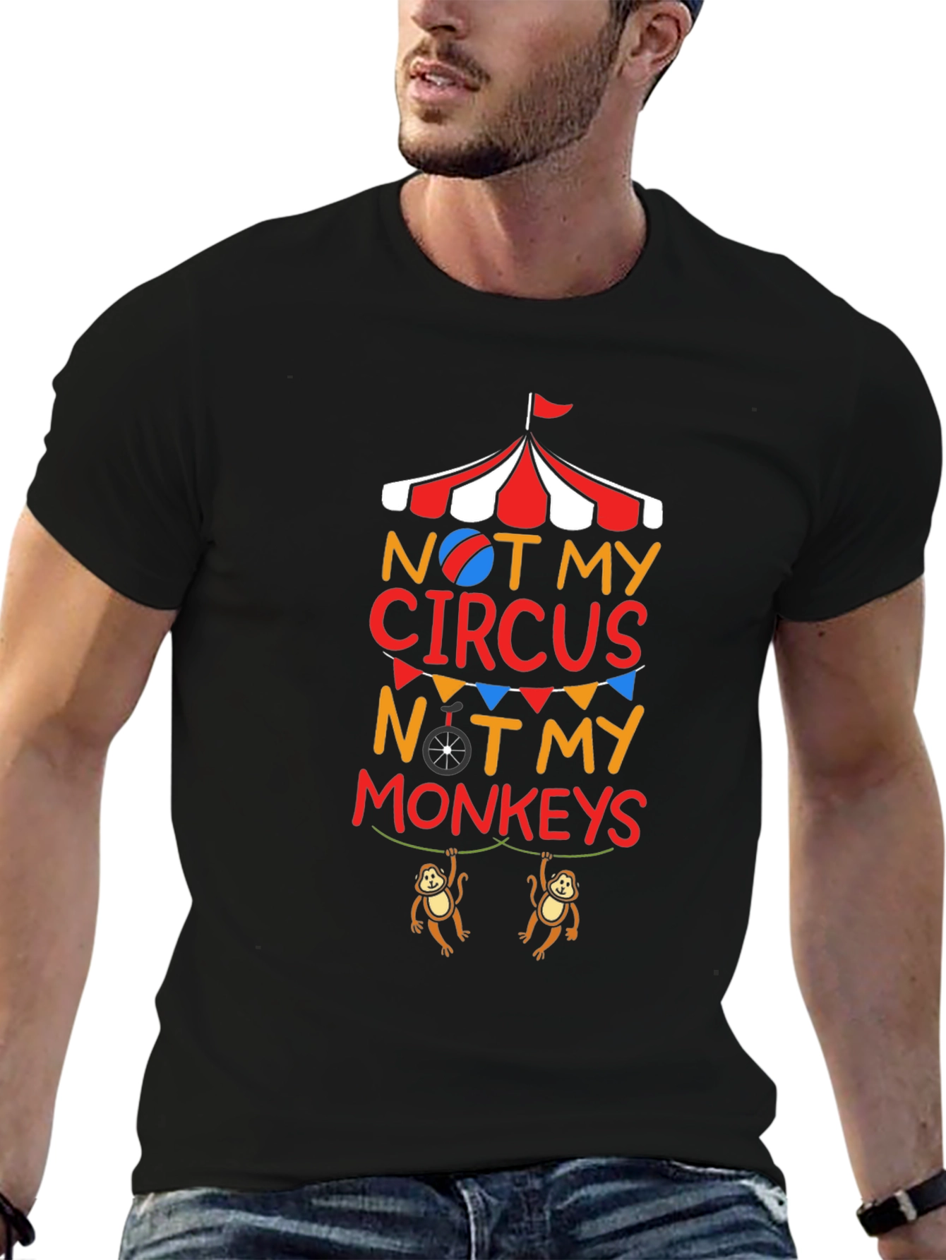 Not My Circus Not My Monkeys Graphic T-Shirt