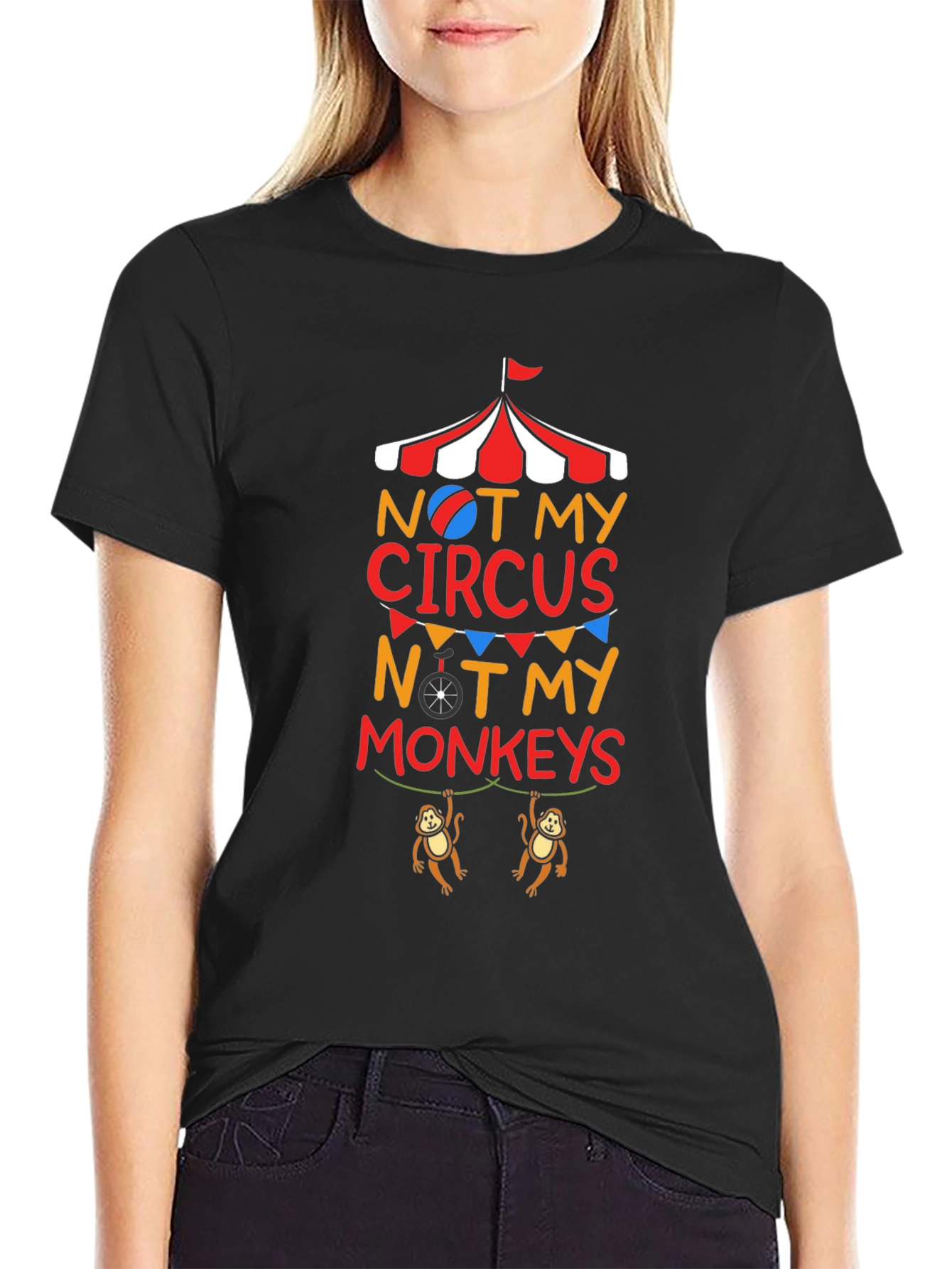 Not My Circus Not My Monkeys Graphic T-Shirt