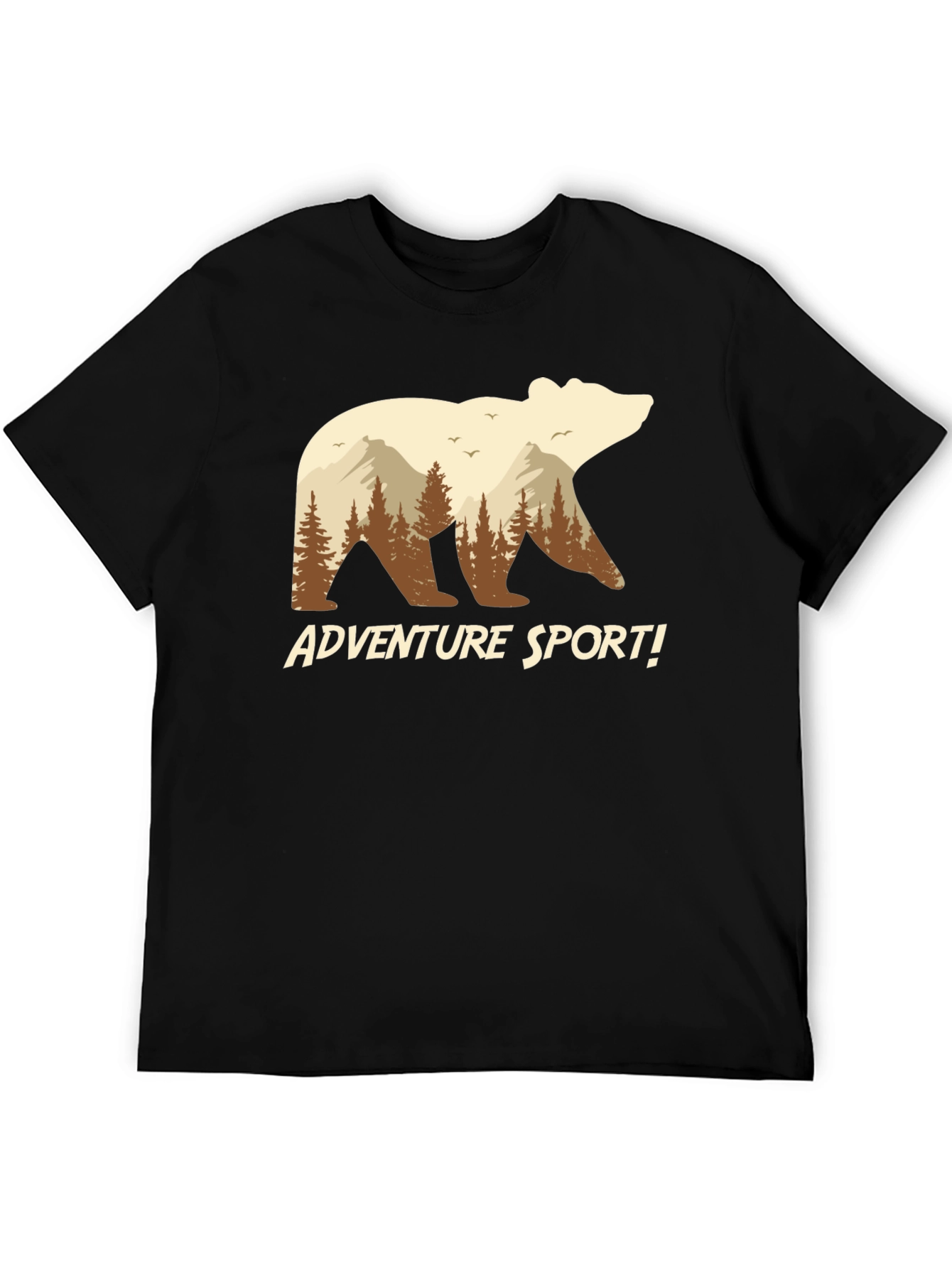 Adventure Sport Bear Graphic T-Shirt