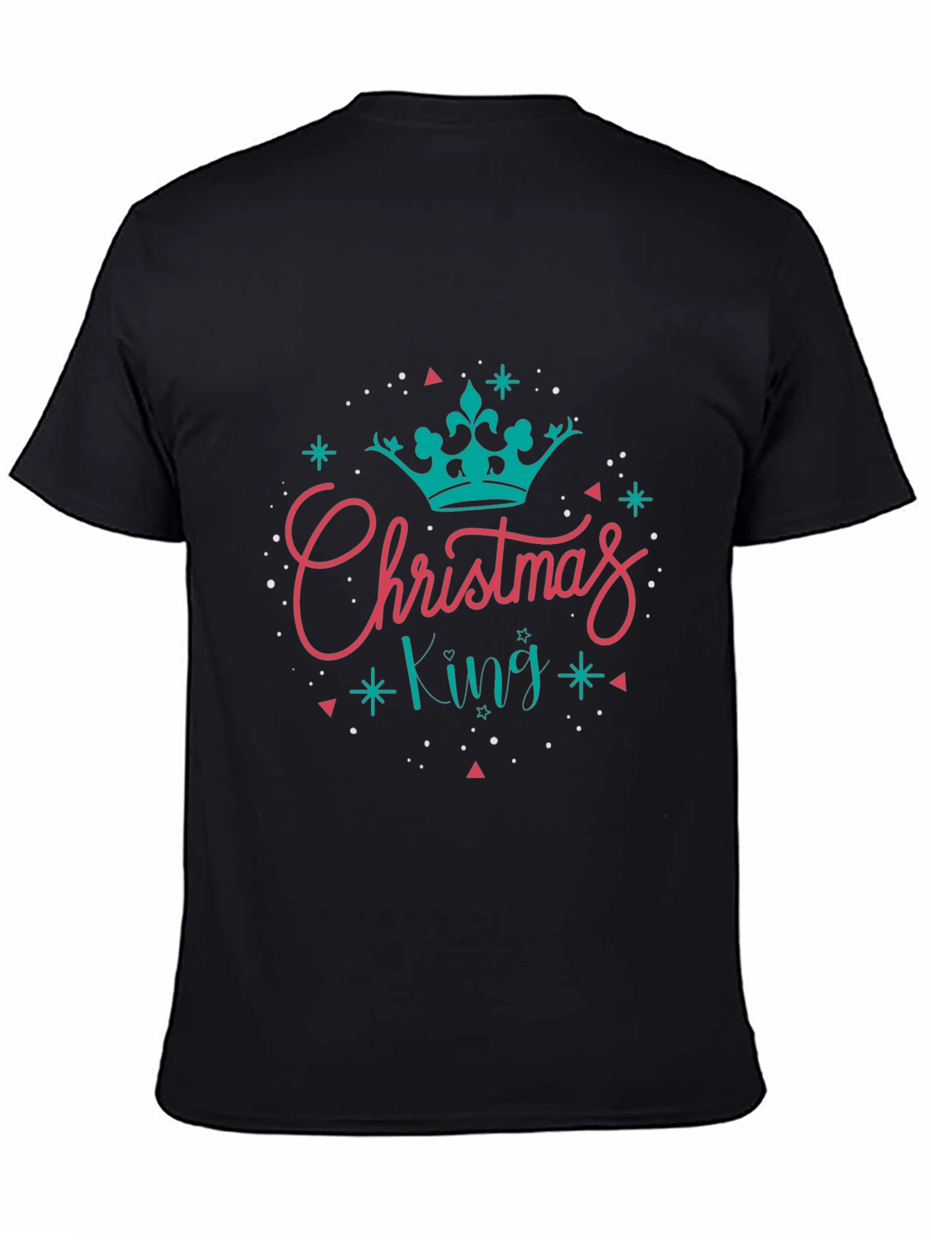 Christmas King Graphic Tee - Holiday Apparel