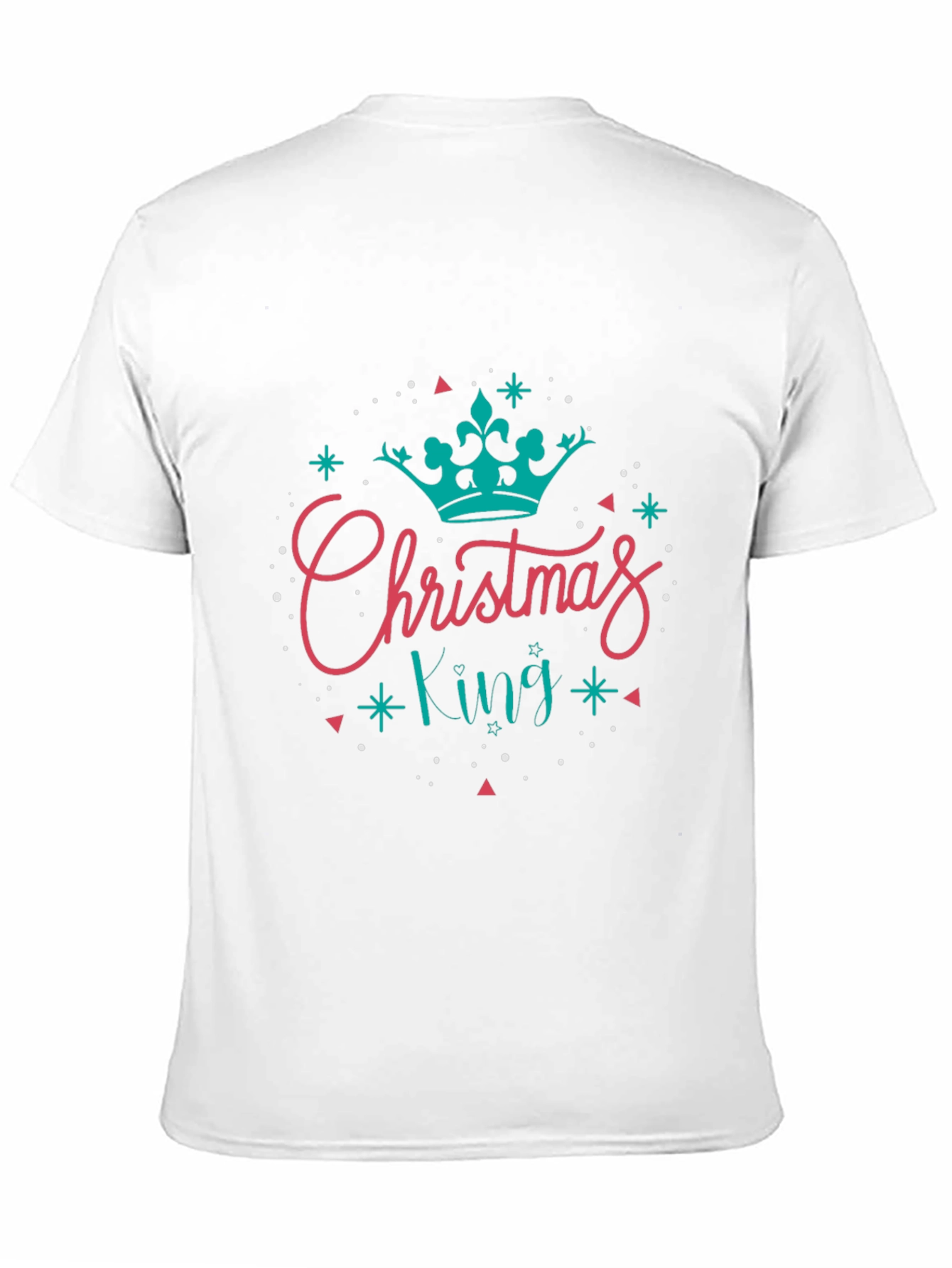 Christmas King Graphic Tee - Holiday Apparel