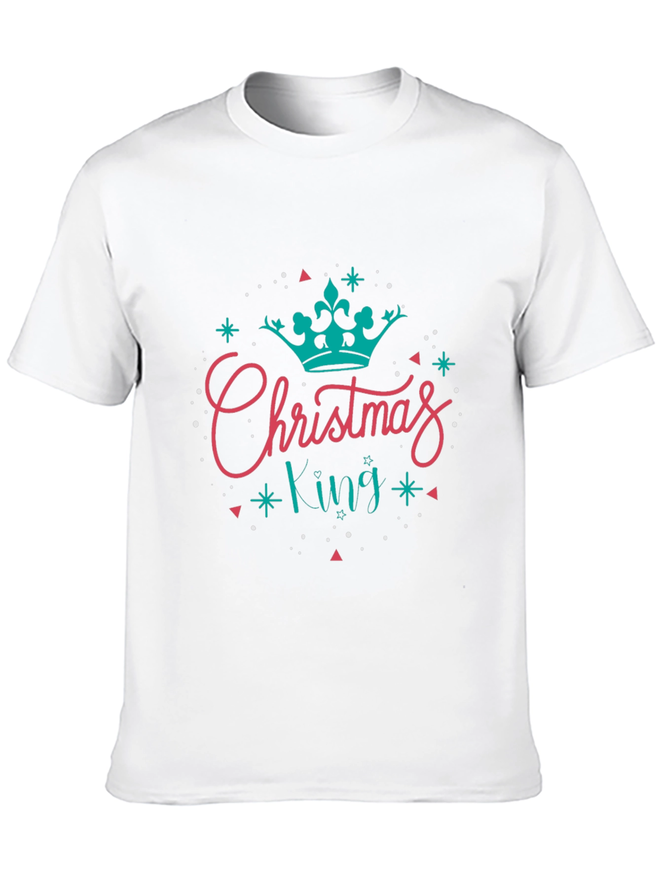 Christmas King Graphic Tee - Holiday Apparel