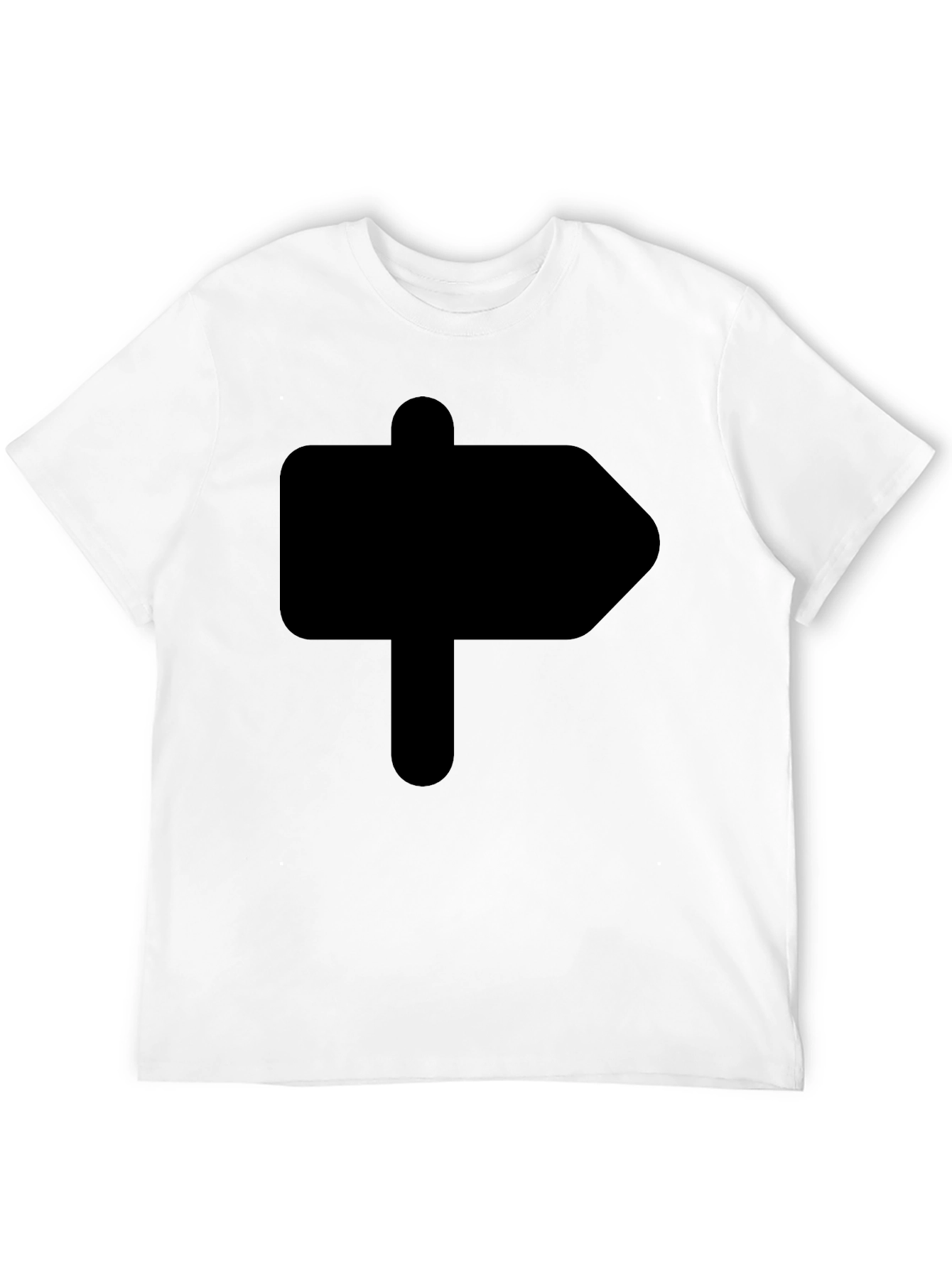 Direction Sign T-Shirt - Black Arrow Graphic Tee