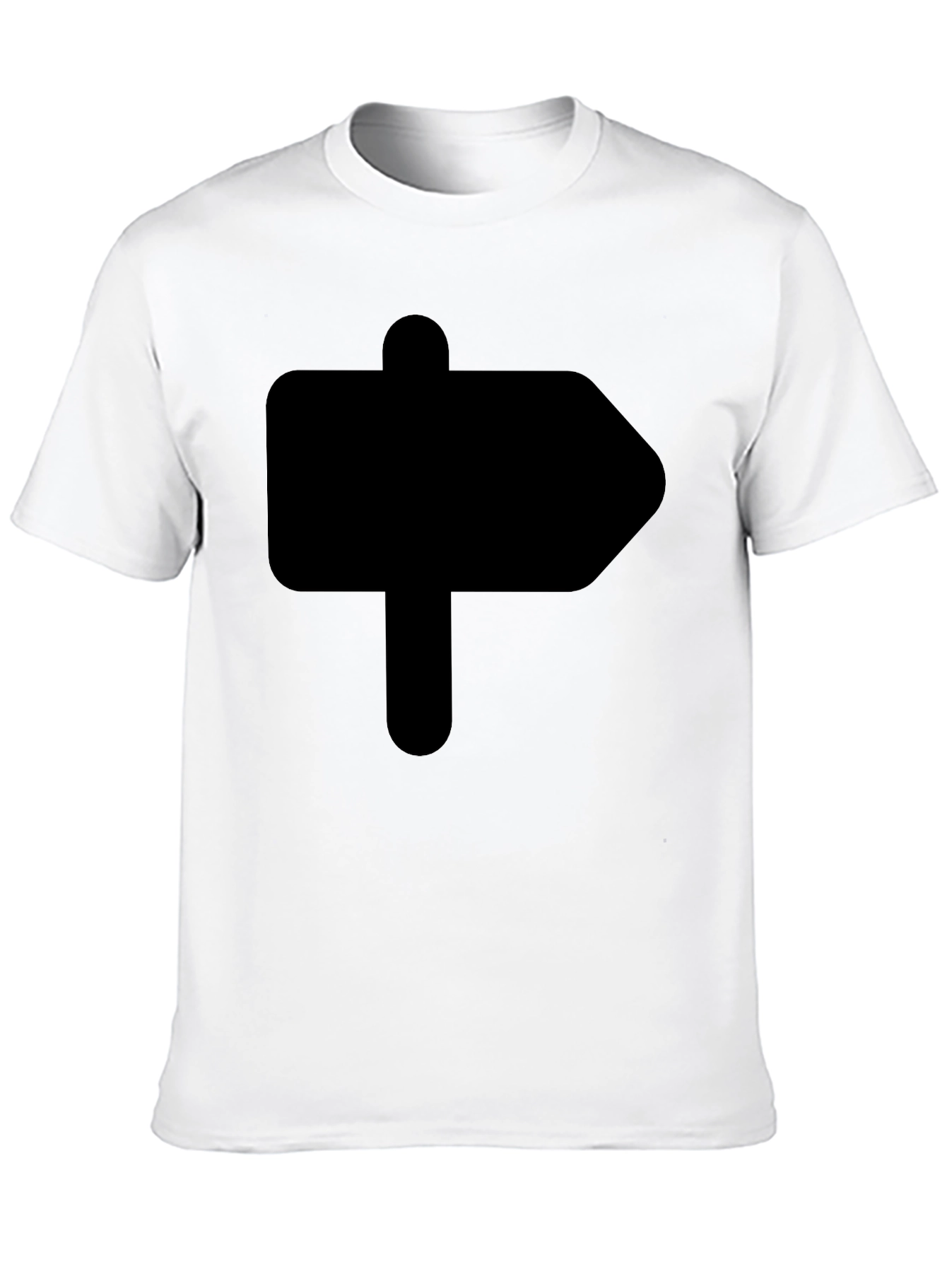 Direction Sign T-Shirt - Black Arrow Graphic Tee