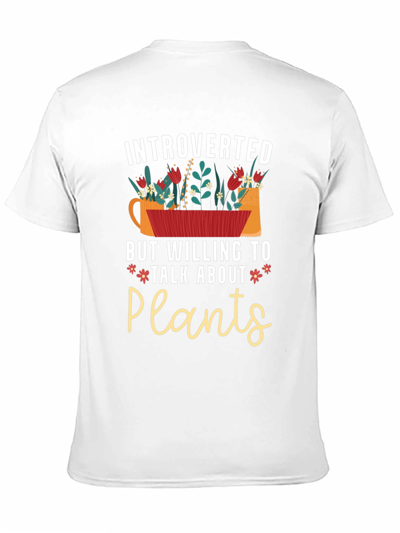 Introverted Plants Graphic T-Shirt