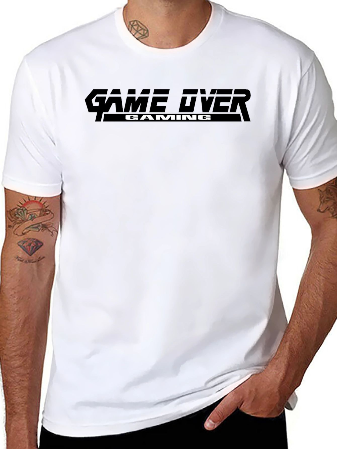 Game Over Gaming Black T-Shirt