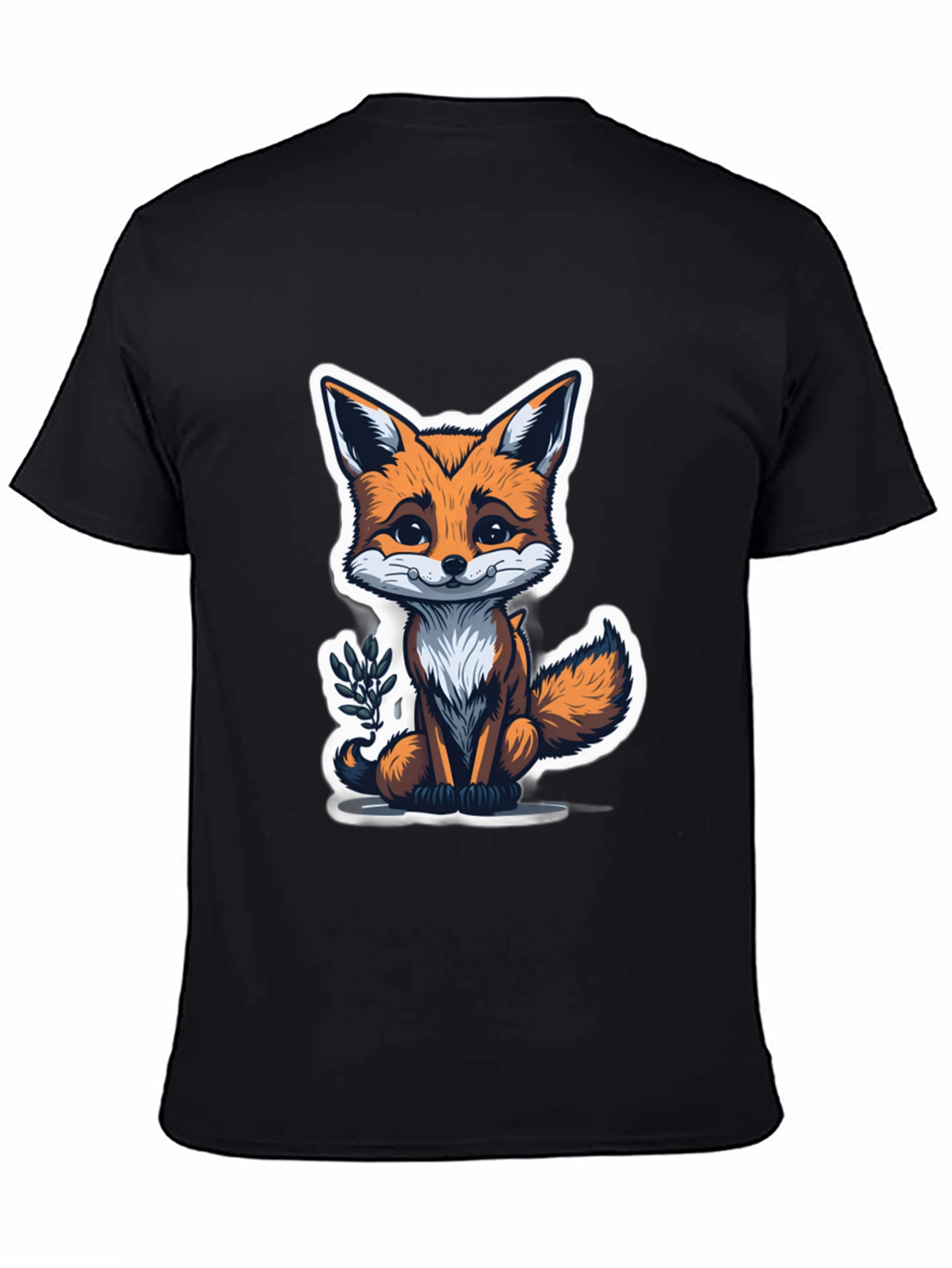 Cute Fox Graphic Tee - Soft Cotton Blend
