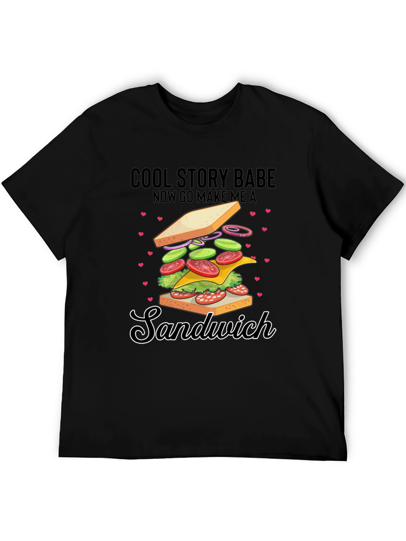 Cool Story Babe Sandwich Graphic Tee