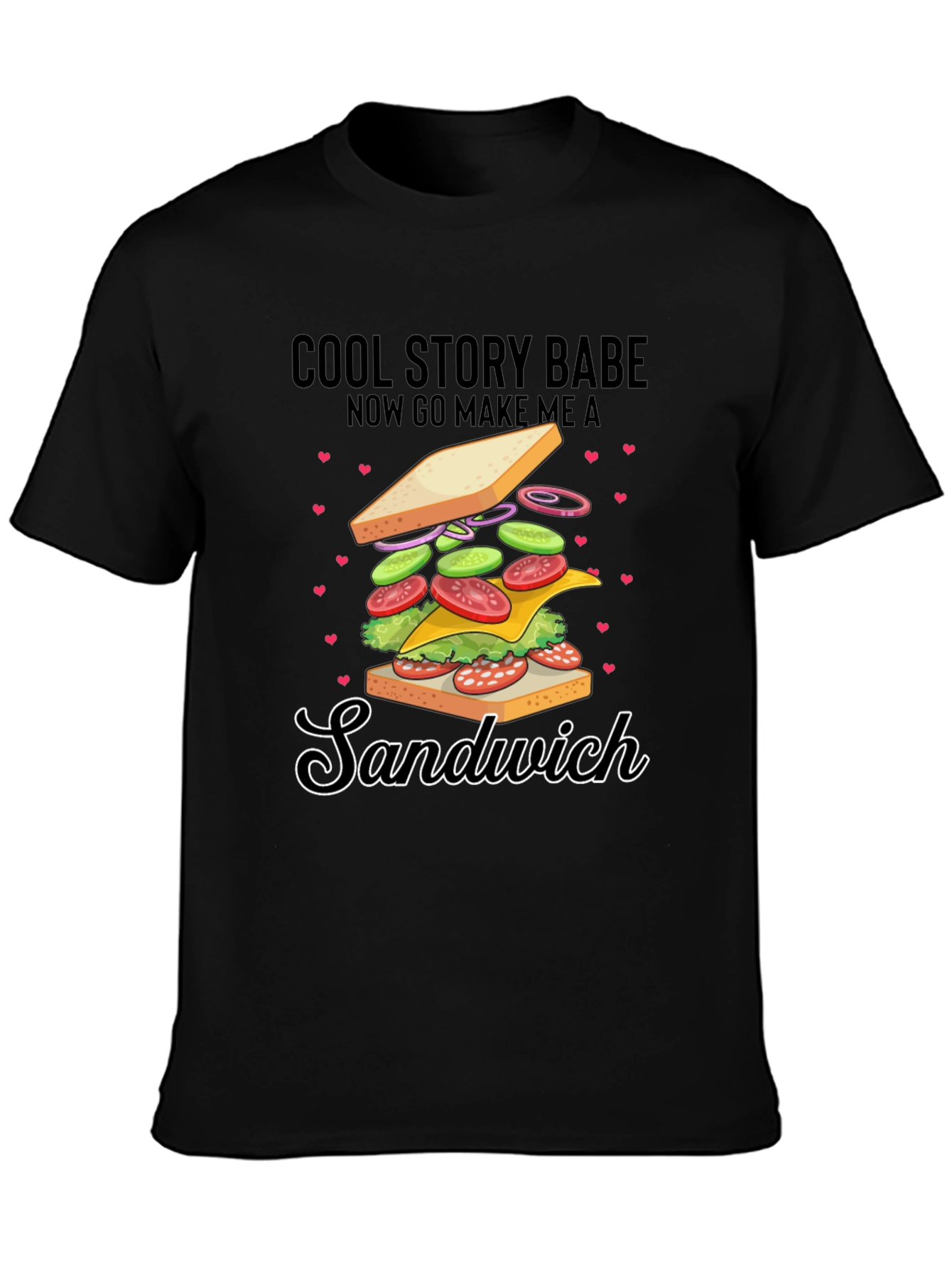 Cool Story Babe Sandwich Graphic Tee
