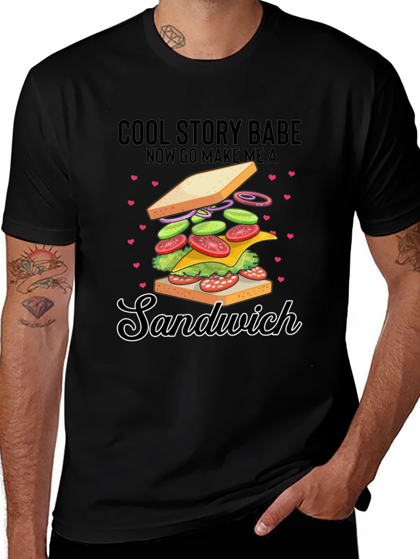 Cool Story Babe Sandwich Graphic Tee