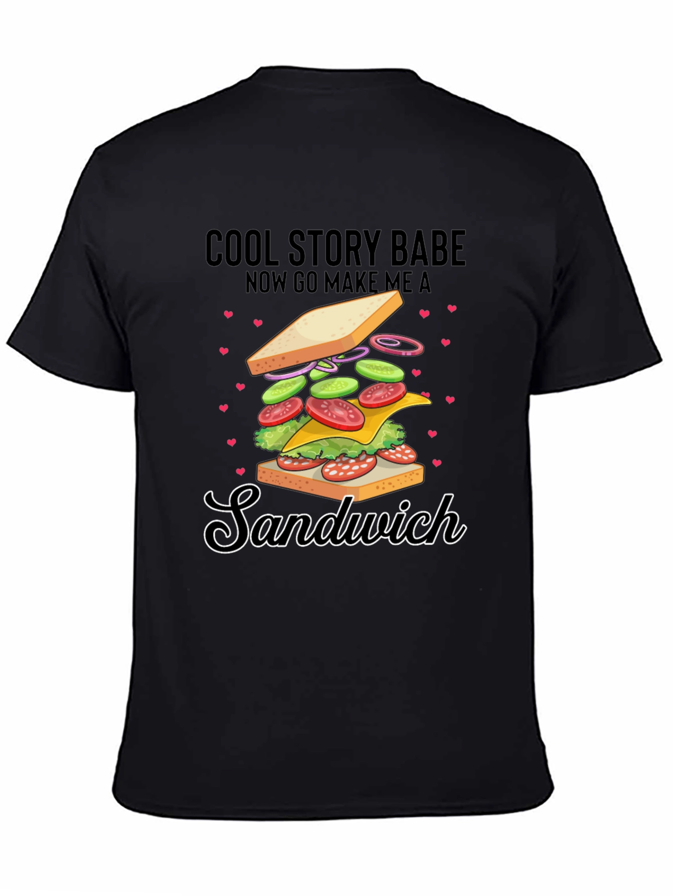 Cool Story Babe Sandwich Graphic Tee